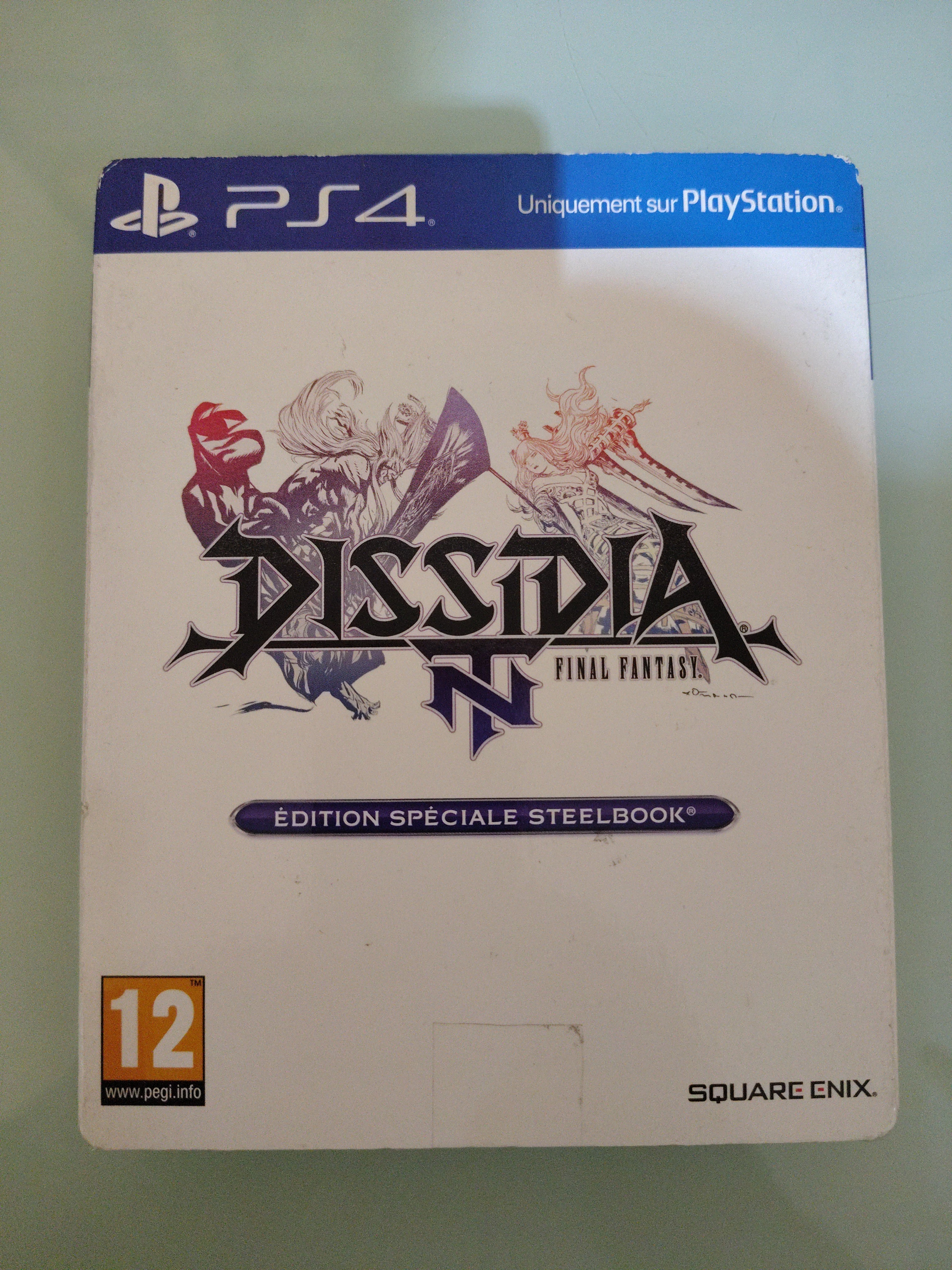 Final fantasy Dissidia NT steelbook edition collector metal ( sigillato)