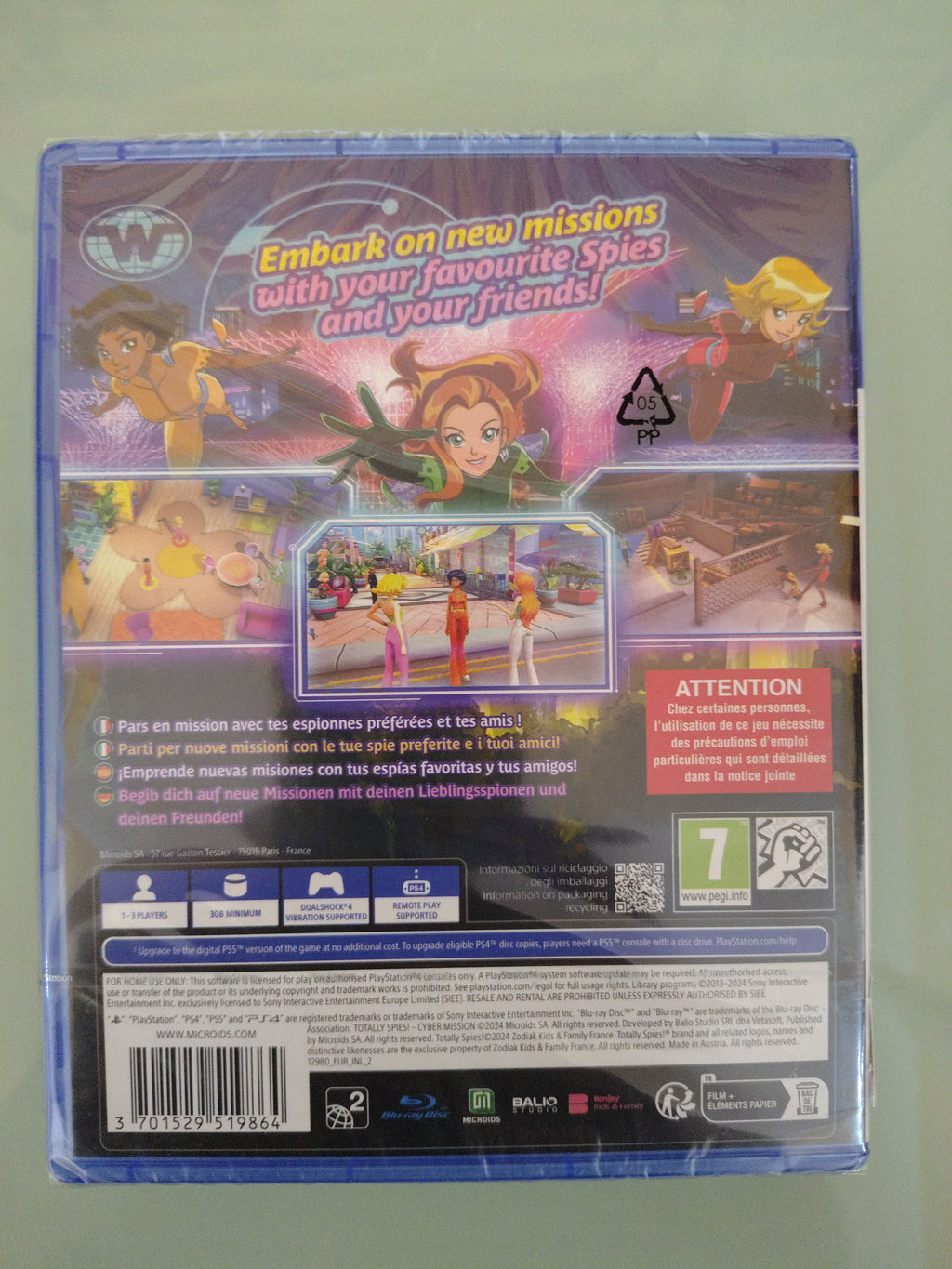 Totally Spies Cyber Mission  RARO ( sigillato)