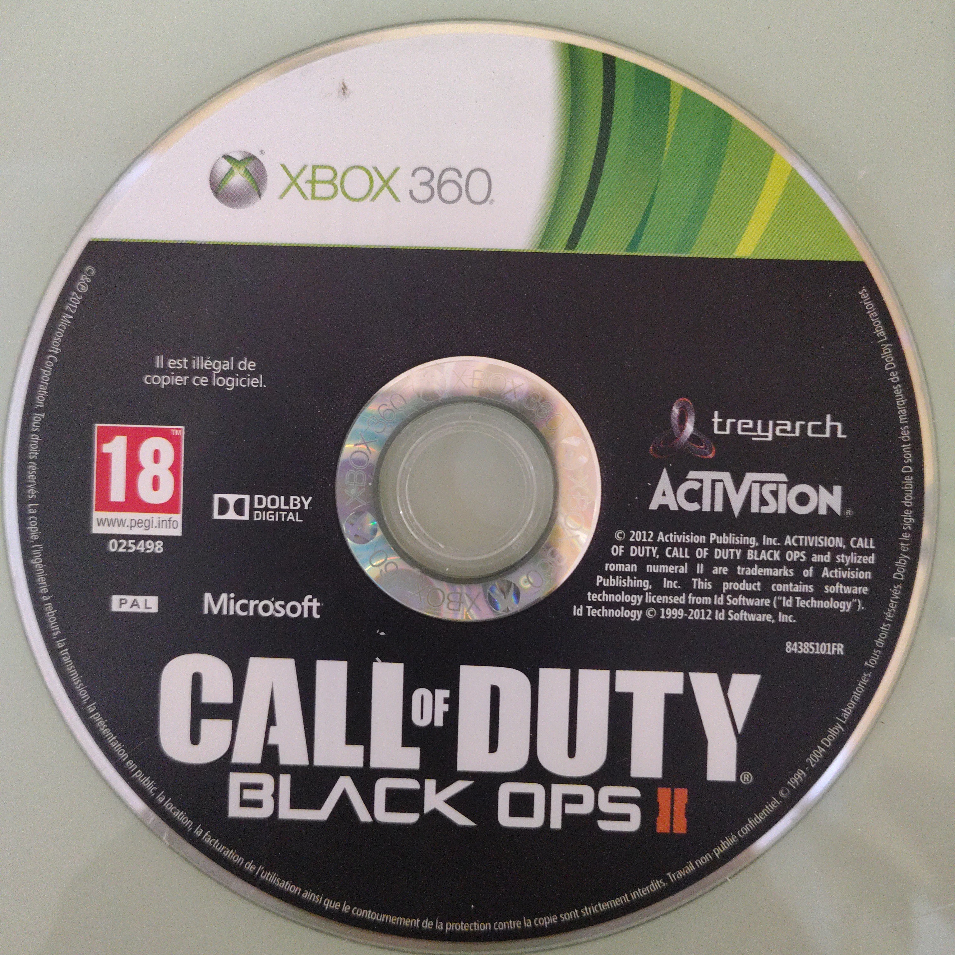 Call of Duty : Black Ops II ( solo disco )