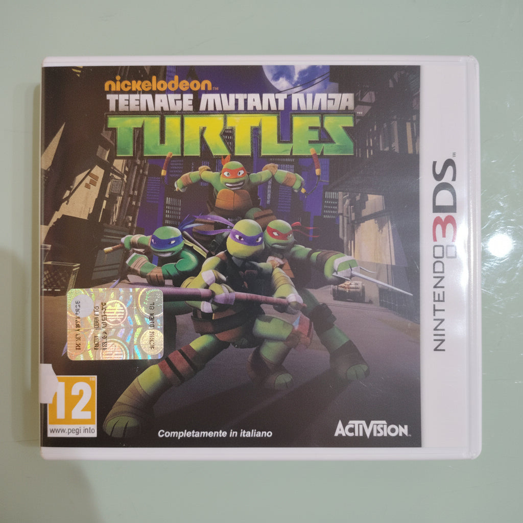 TEENAGE MUTANT NINJA TURTLES NINTENDO 3DS USATO GIOCO ITA