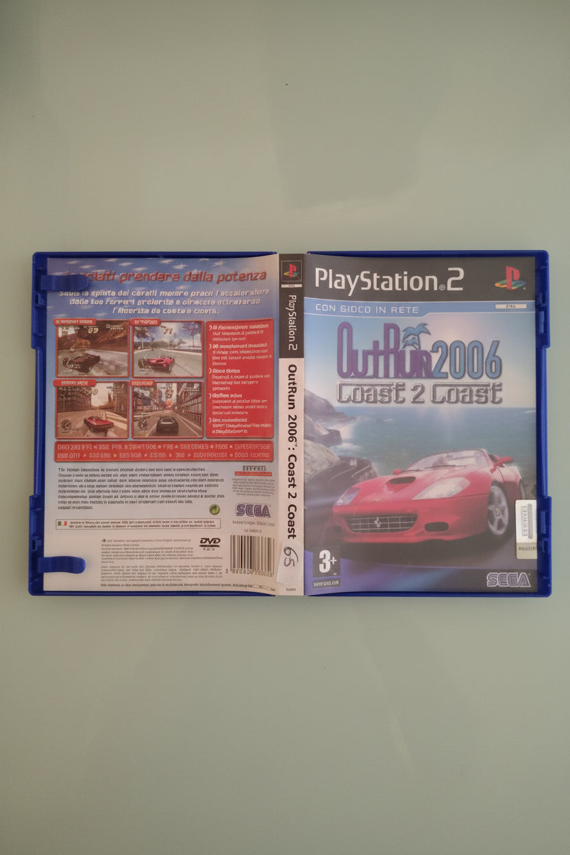OutRun 2006: Coast 2 Coast (Sony PlayStation 2, 2006), PS2