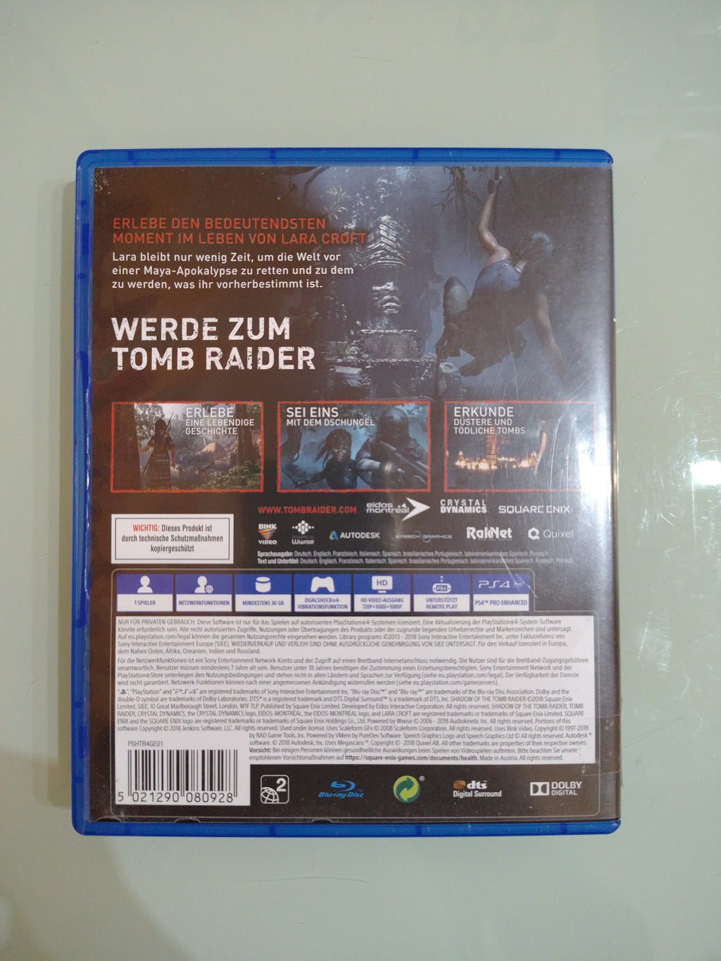 GIOCO PS4 TOMB RIDER SHADOW  BUONE CONDIZIONI