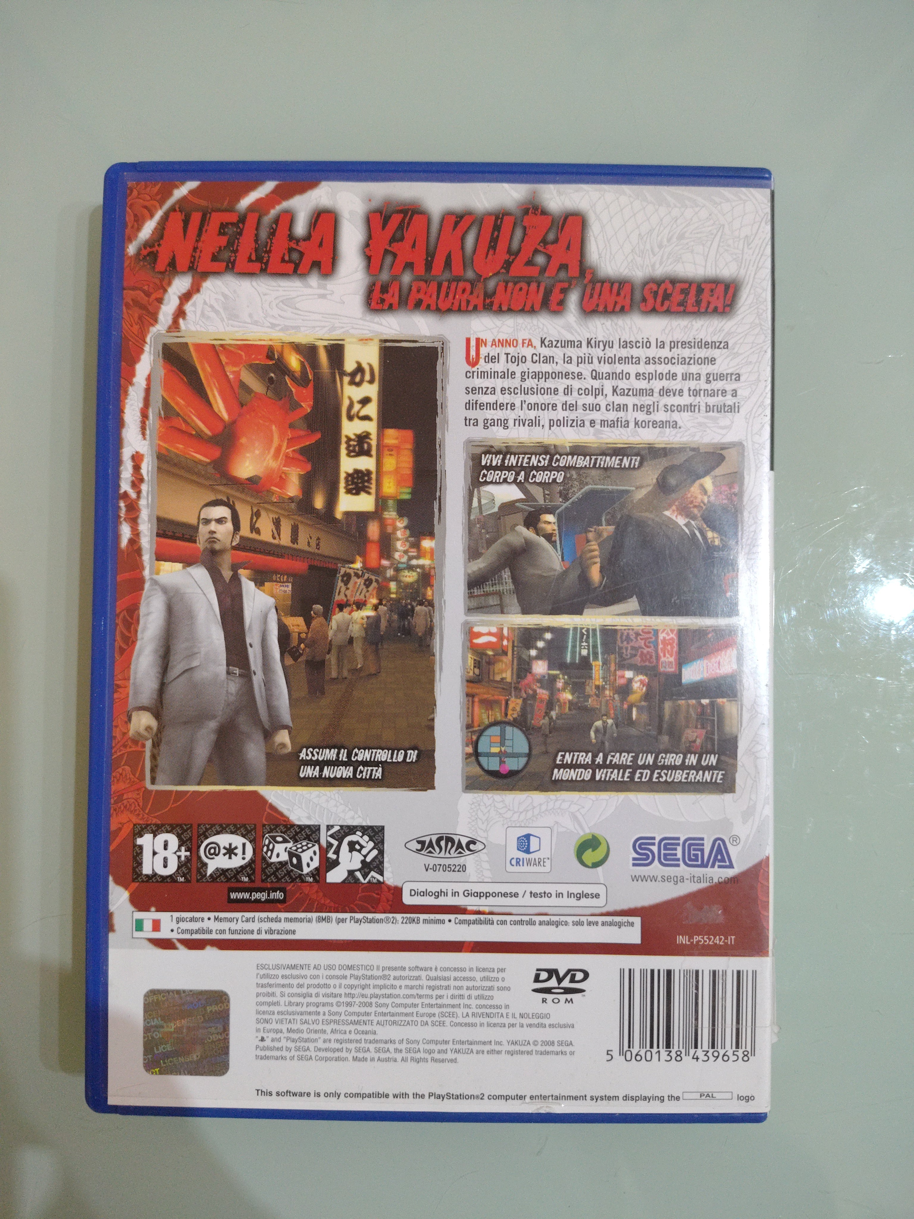 Yakuza 2 -  Playstation 2 versione italiana