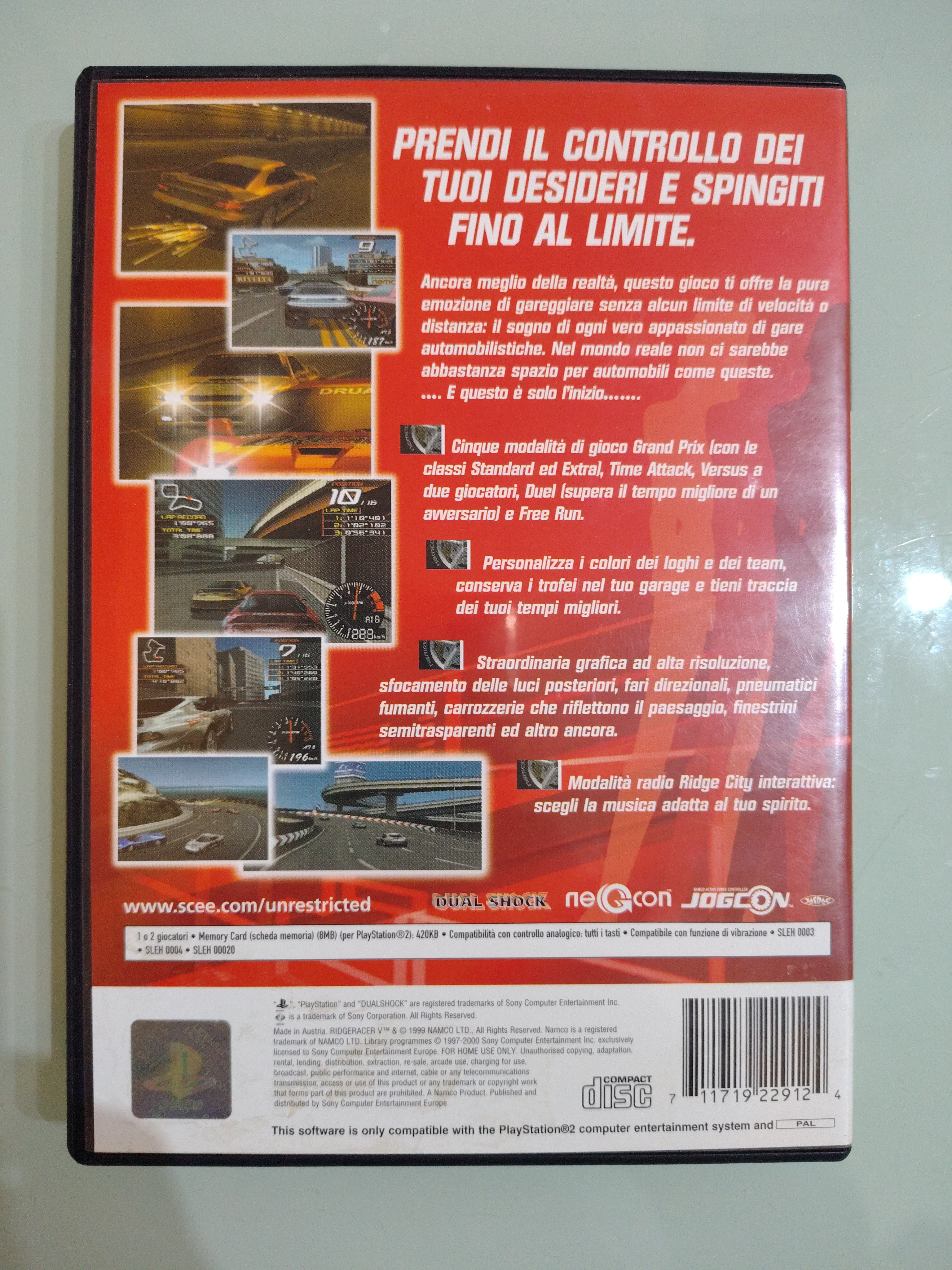 RIDGE RACER V PAL ita