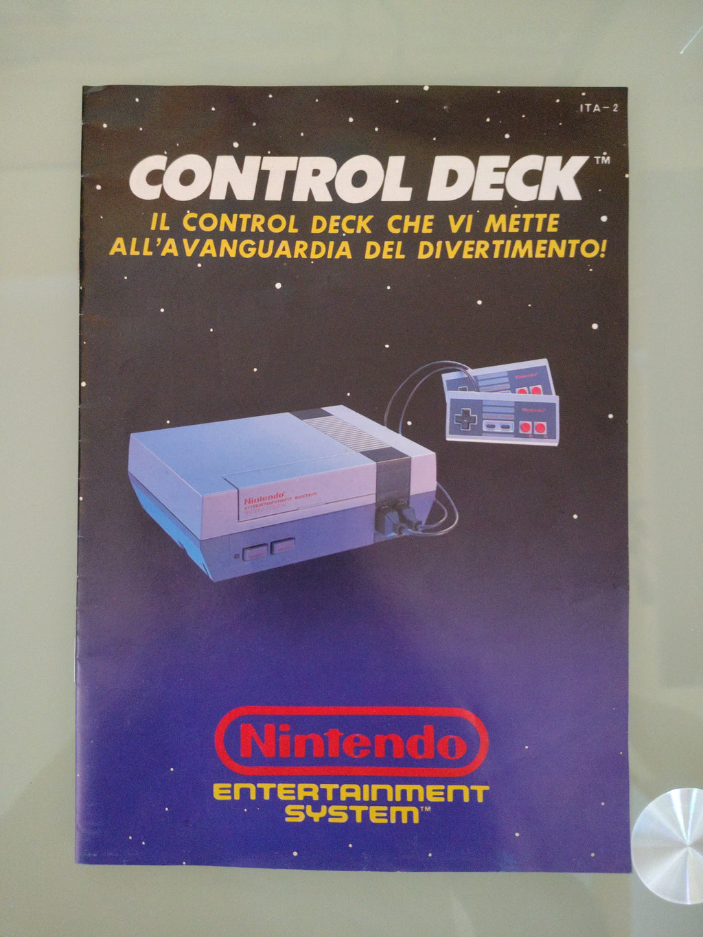 Manuale Control Deck - Nintendo NES  ita