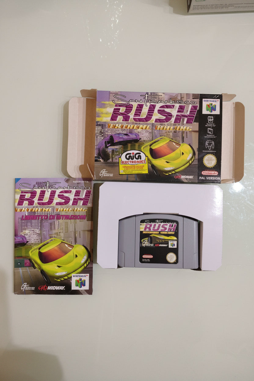 SAN FRANCISCO RUSH EXTREME RACING MIDWAY GIOCO N64