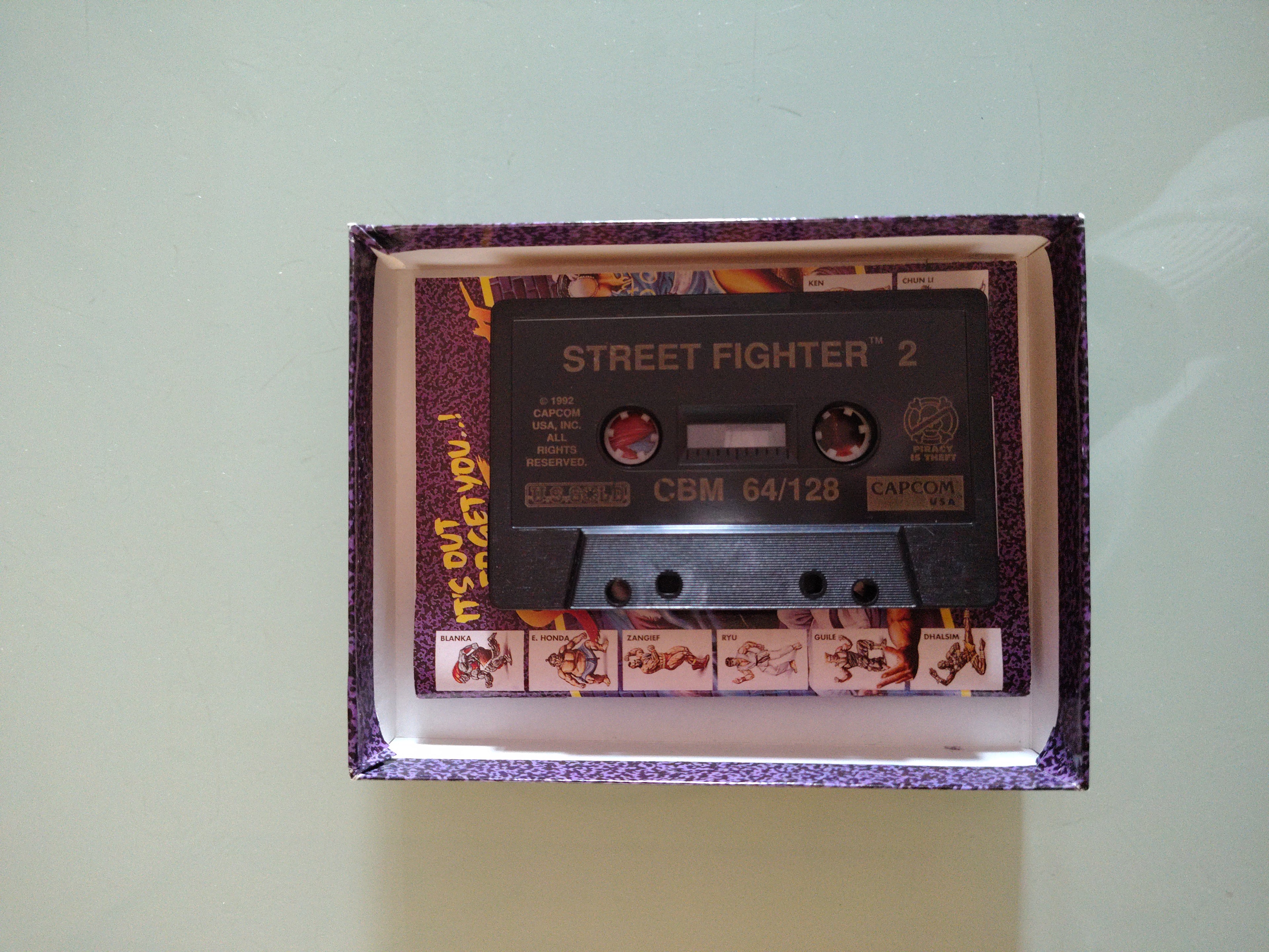 Street Fighter II 2 Commodore 64/128 C64 Capcom complete 100%