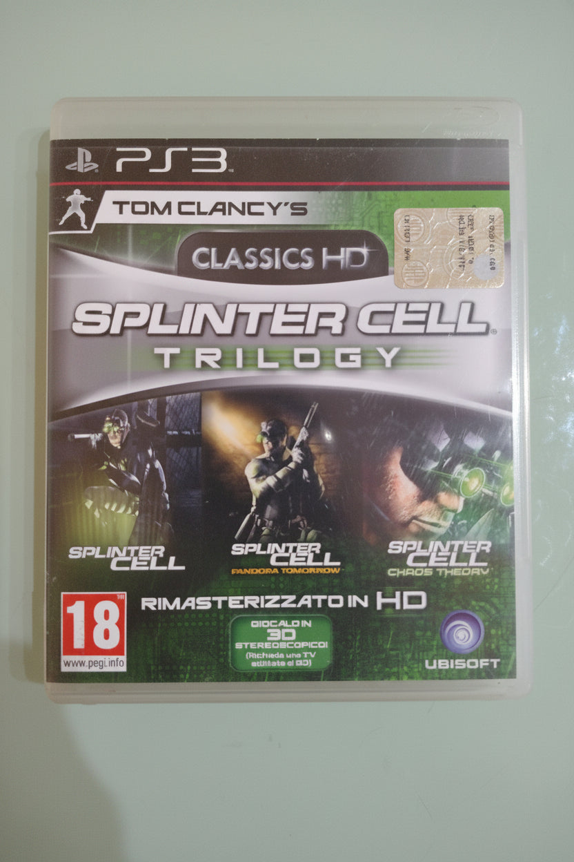 SPLINTER CELL TRILOGY HD PS3! Usato ottimo! Copertina inglese!  audio italiano!!