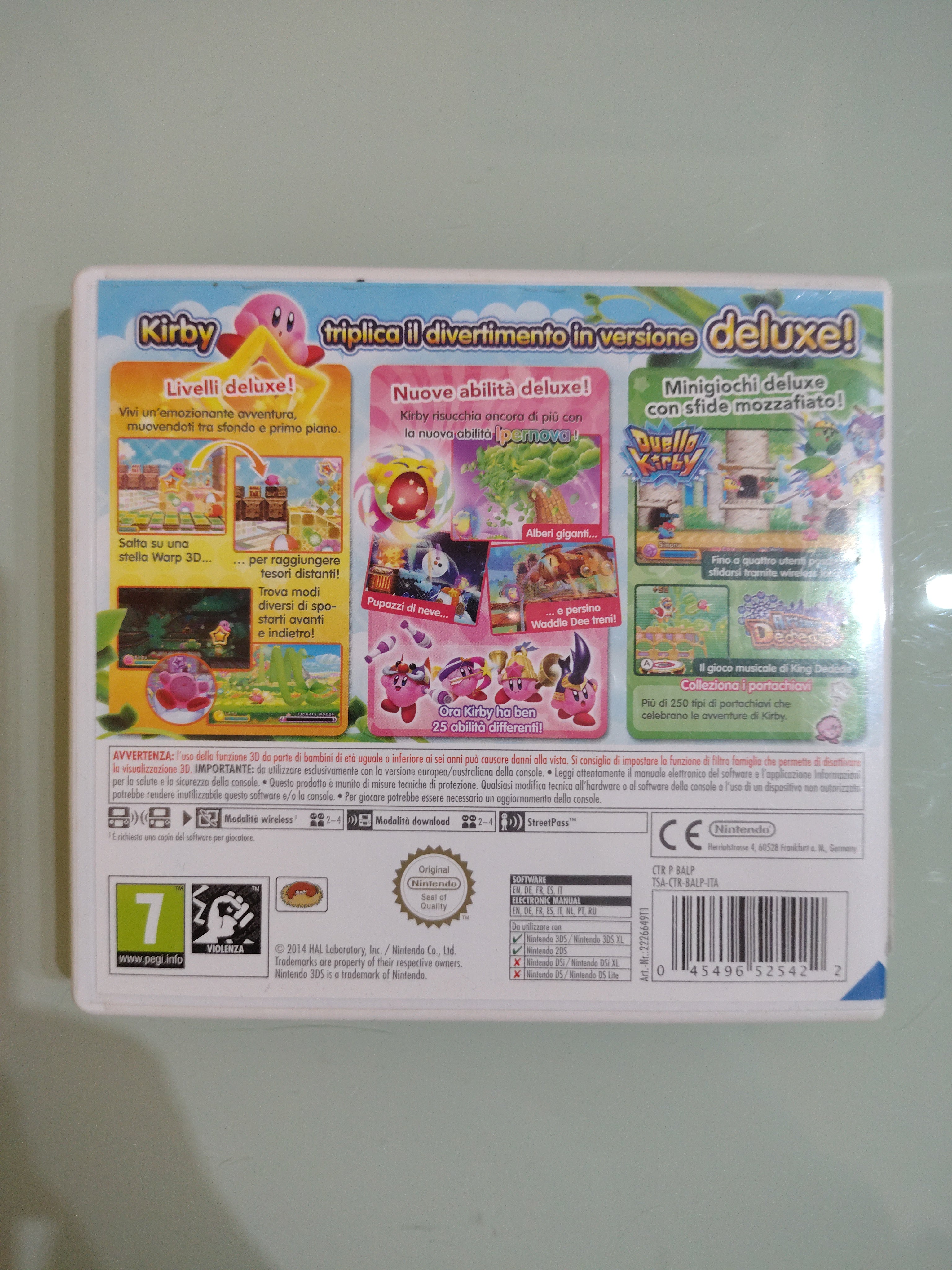 KIRBY TRIPLE DELUXE 🔥 Originale Nintendo 3DS 2DS 🇮🇹 ITALIANO ⚡️