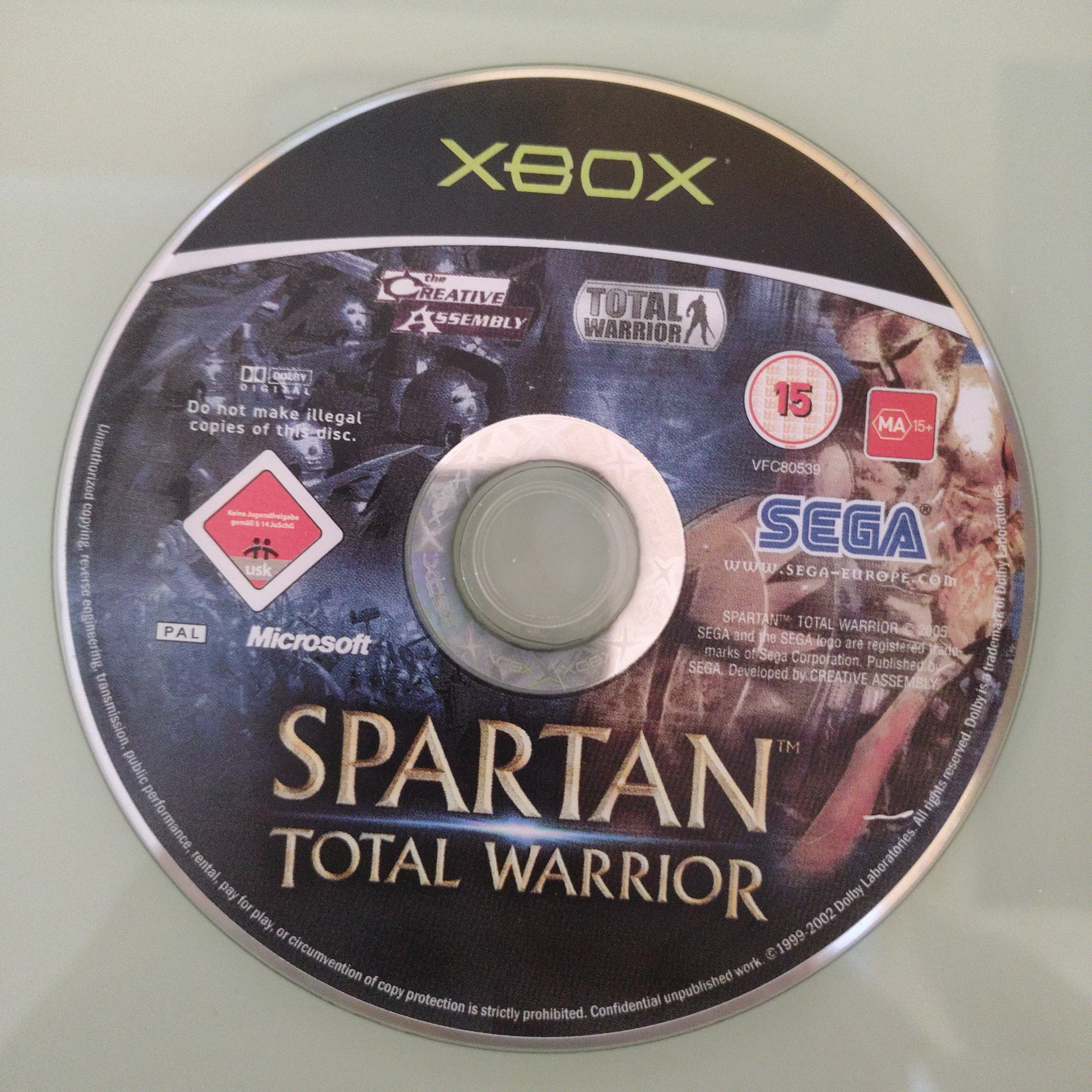 Spartan: Total Warrior ( solo disco )