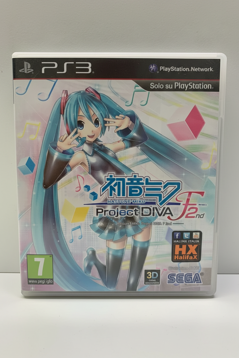 HATSUNE MIKU PROJECT DIVA F 2ND - SONY PS3  NUOVO SIGILLATO PAL ITA (RARO)