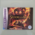 Il signore degli anelli la terza era Game boy advance GBA ( manuale)