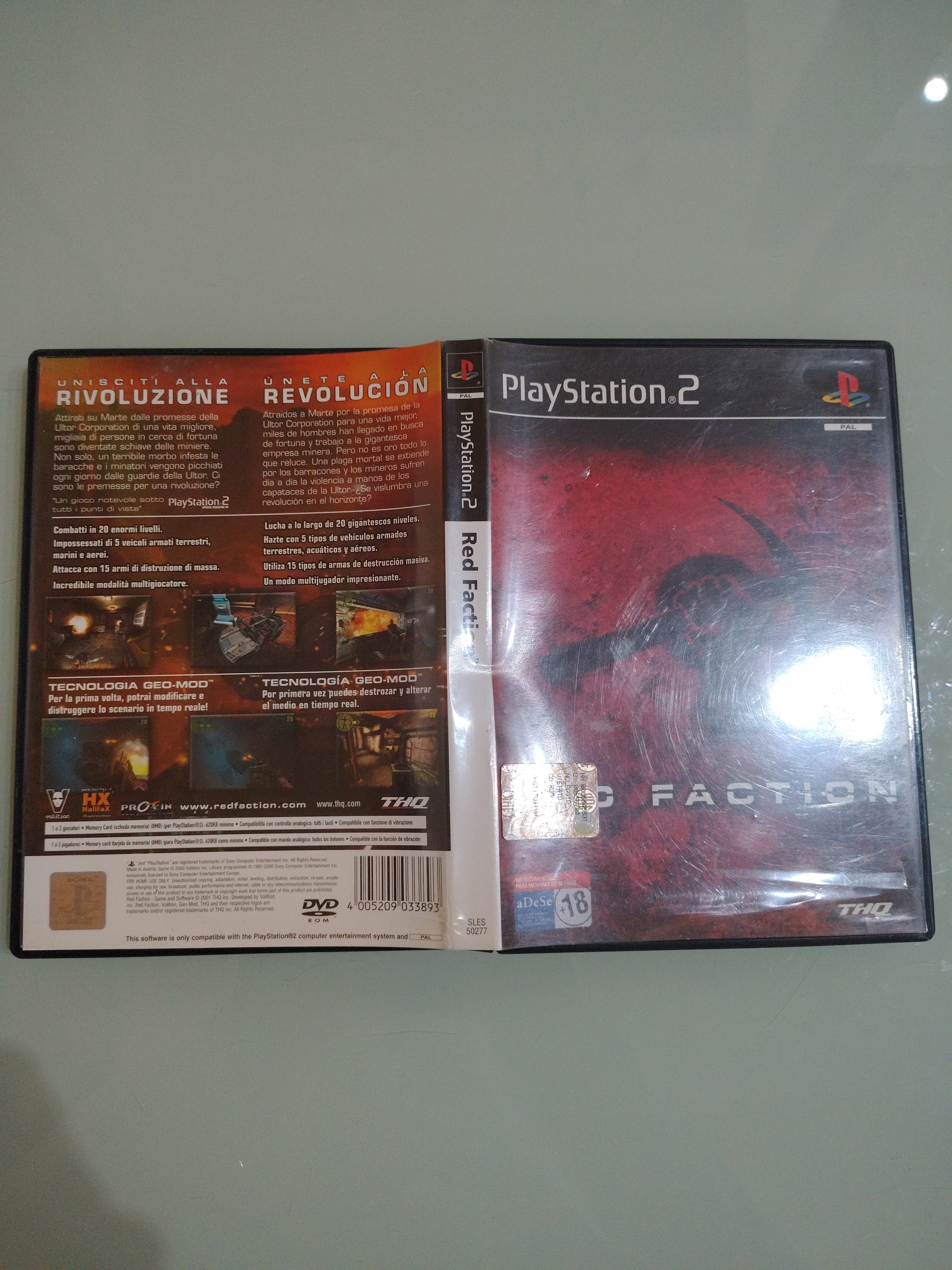 Red Faction GIOCO PS2 VERSIONE ITALIANA