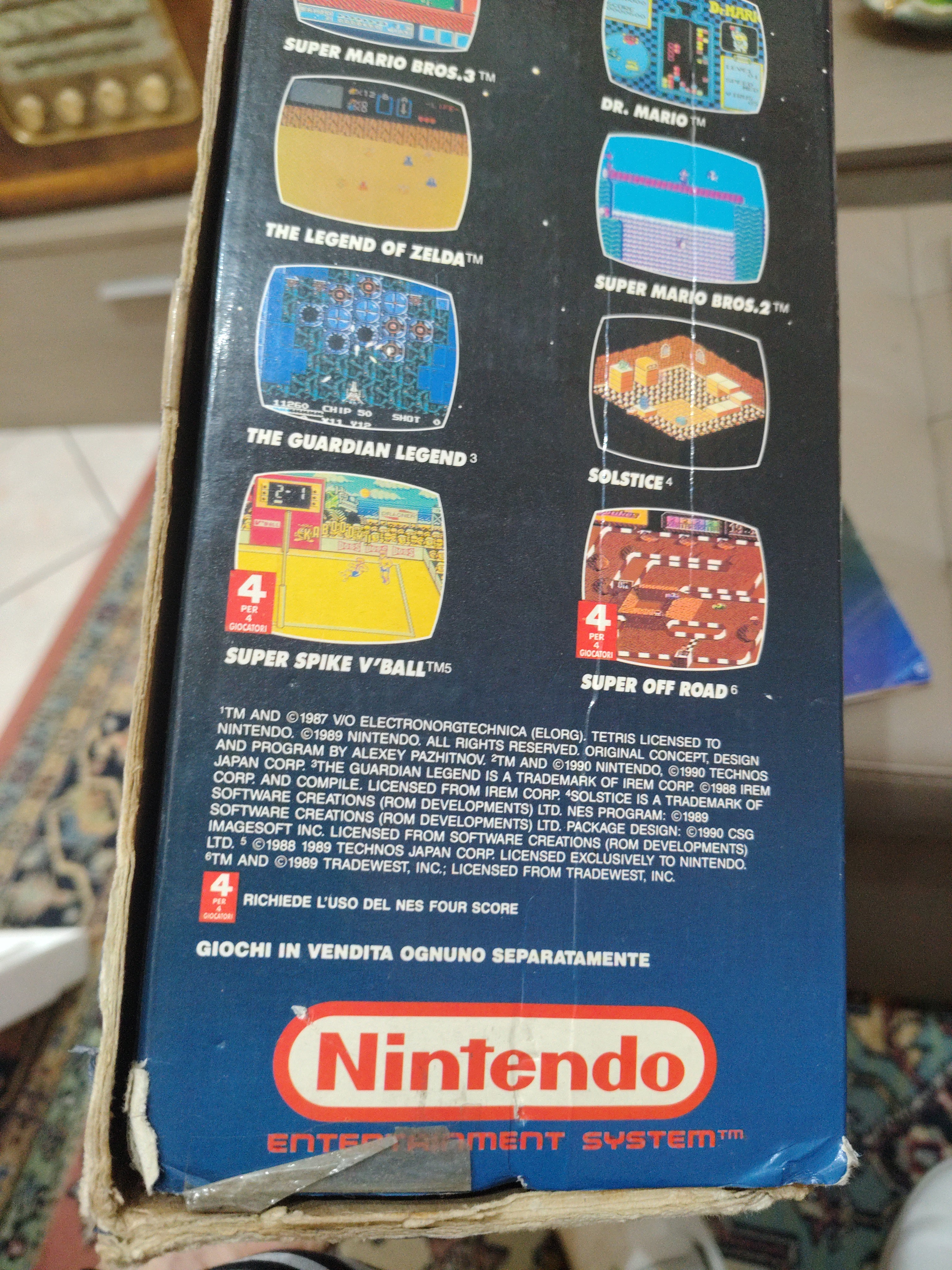NINTENDO NES SUPER SET BOXATO