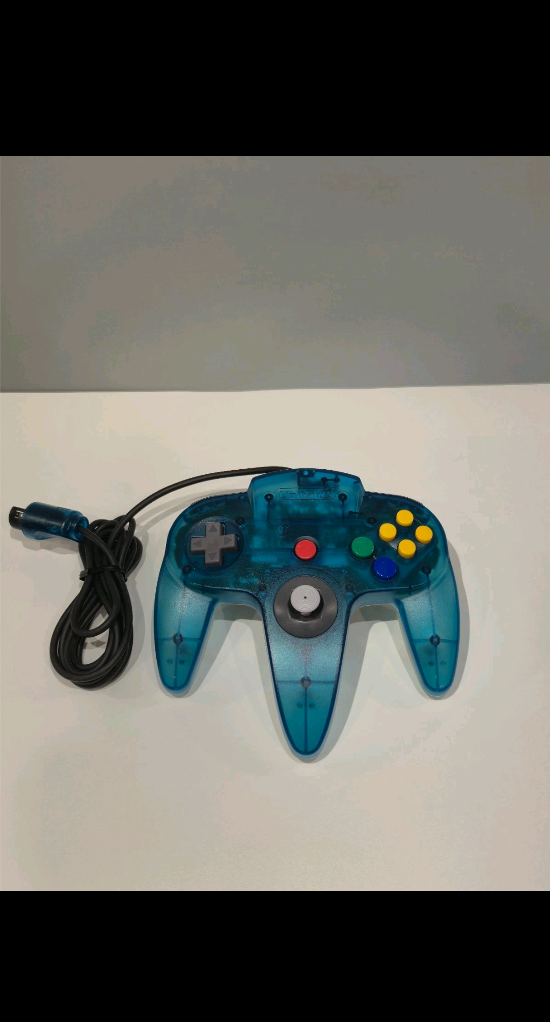 #N64 Console Clear Blue Giapponese Rara Nintendo NUS-001 JPN
