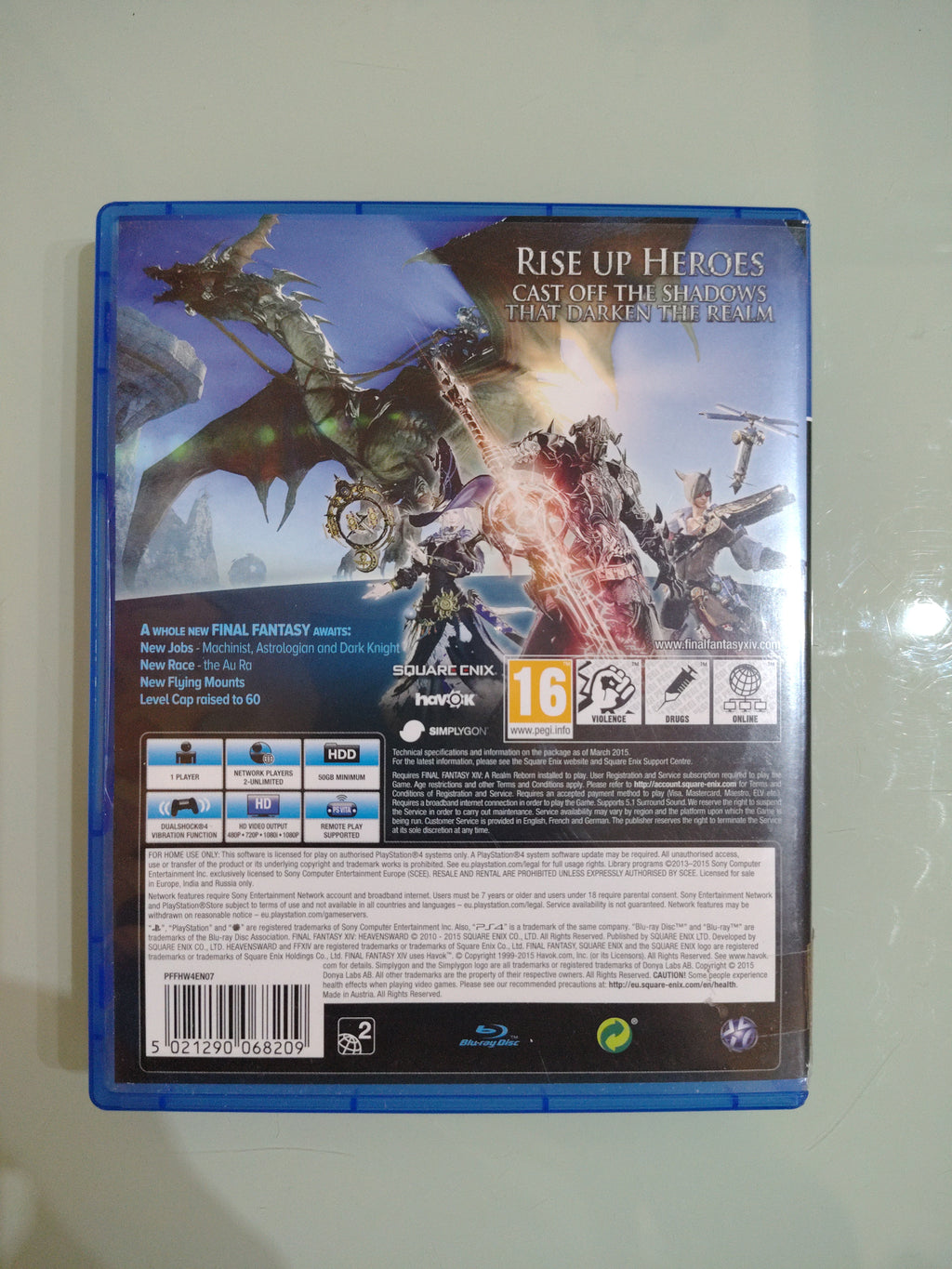 Final Fantasy XIV FF14 Heavensward PS4 Playstation 4 SQUARE ENIX