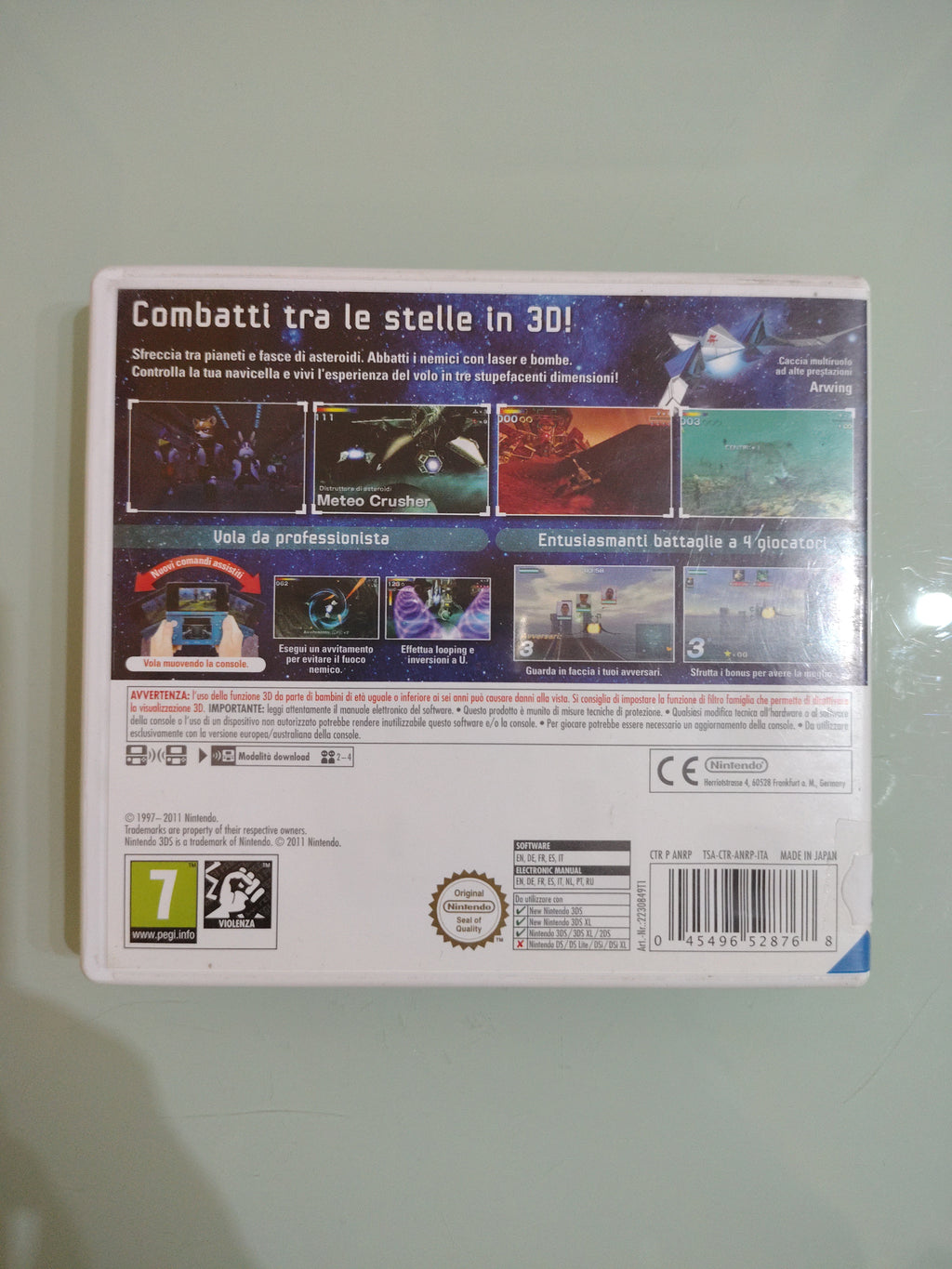 STAR FOX 64 3D NINTENDO 3DS pal ita