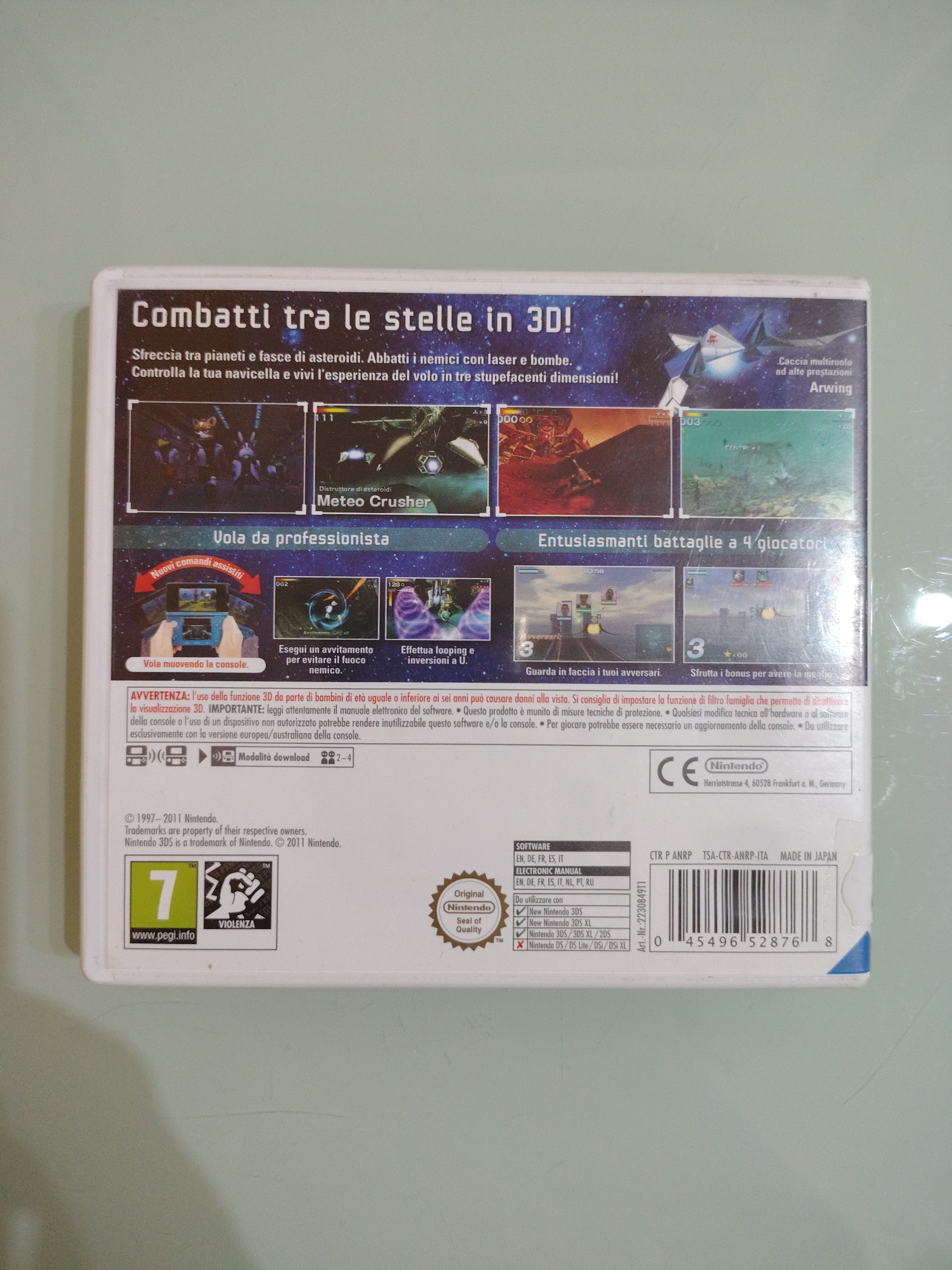 STAR FOX 64 3D NINTENDO 3DS pal ita
