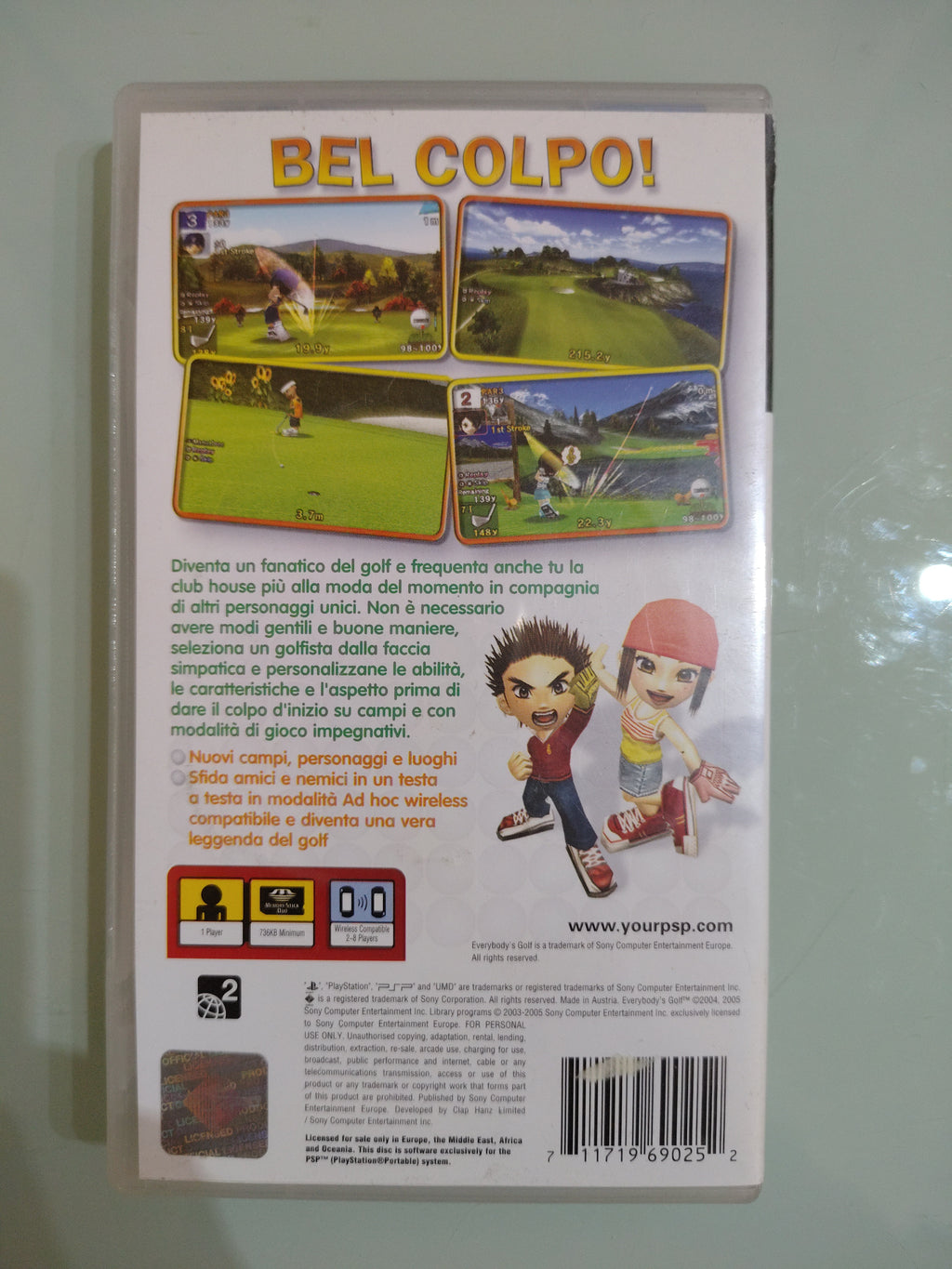 EVERYBODY'S GOLF PSP COMPLETO VERS ITA