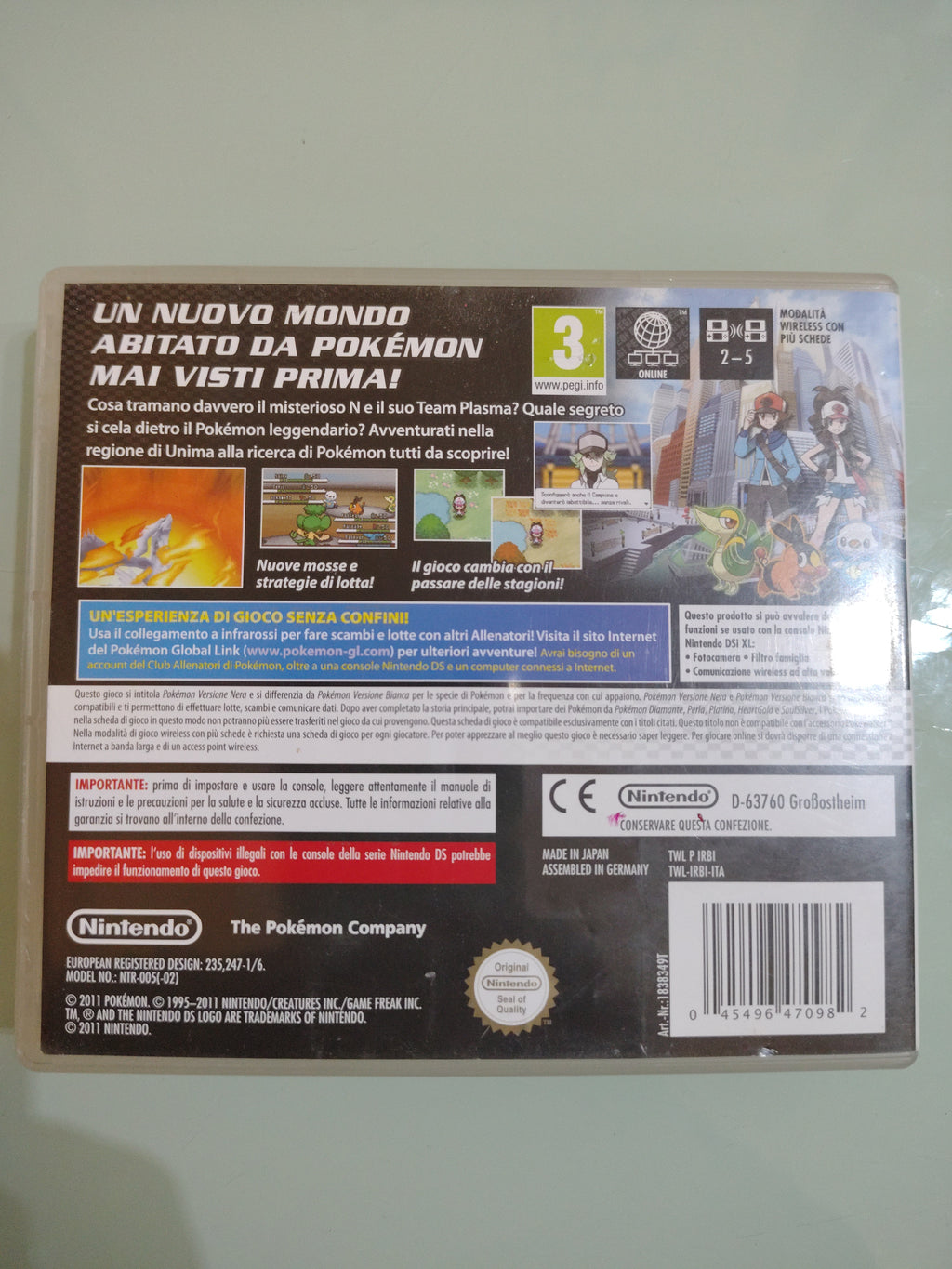 POKEMON NERO DS ITA