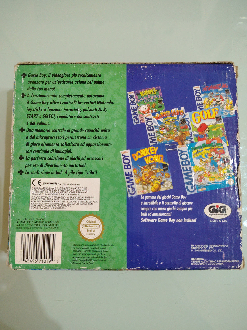 GAME BOY CLASSIC VERDE BOXATO