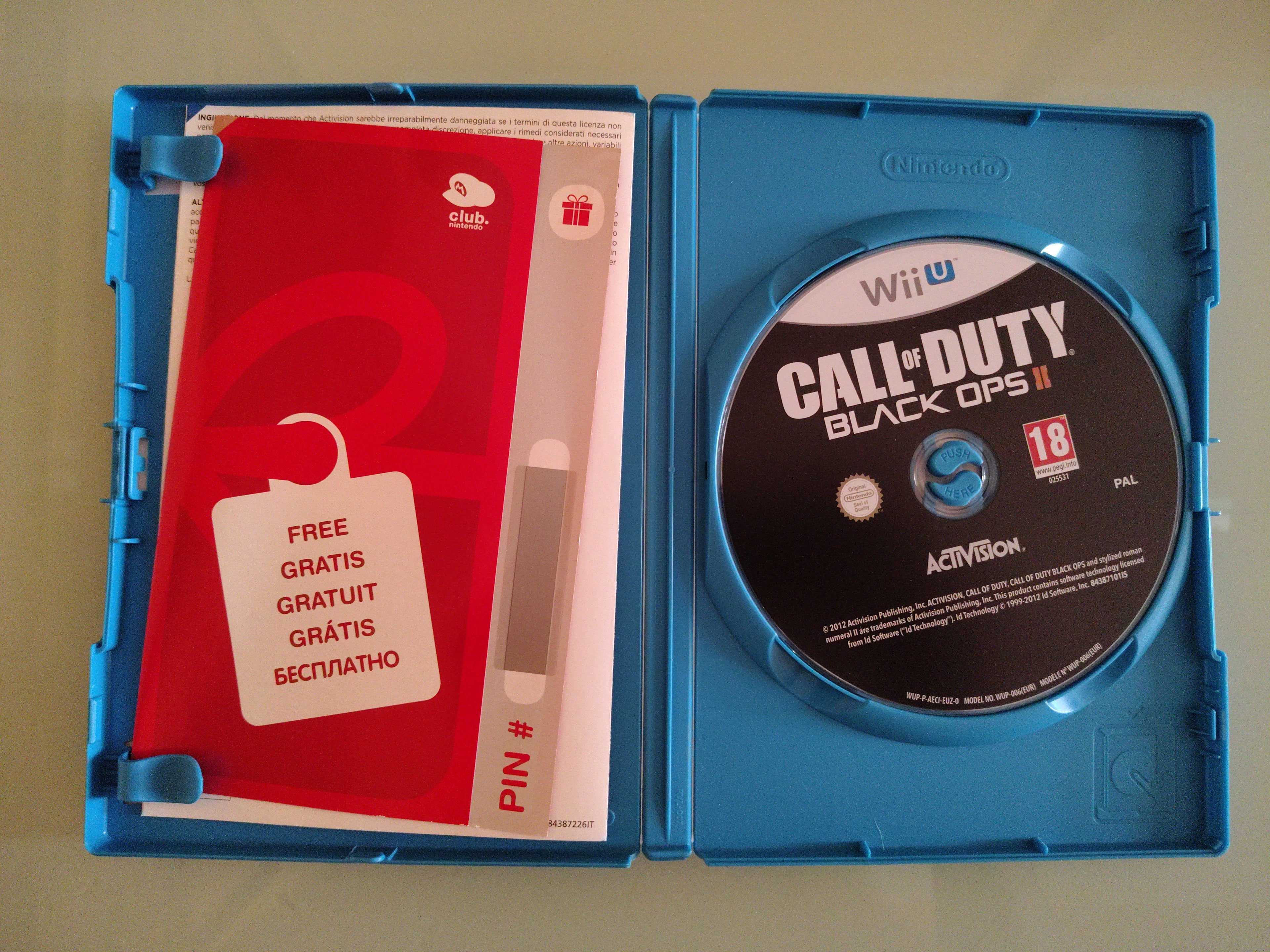 GIOCO CALL OF DUTY BLACK OPS 2 NINTENDO WII U