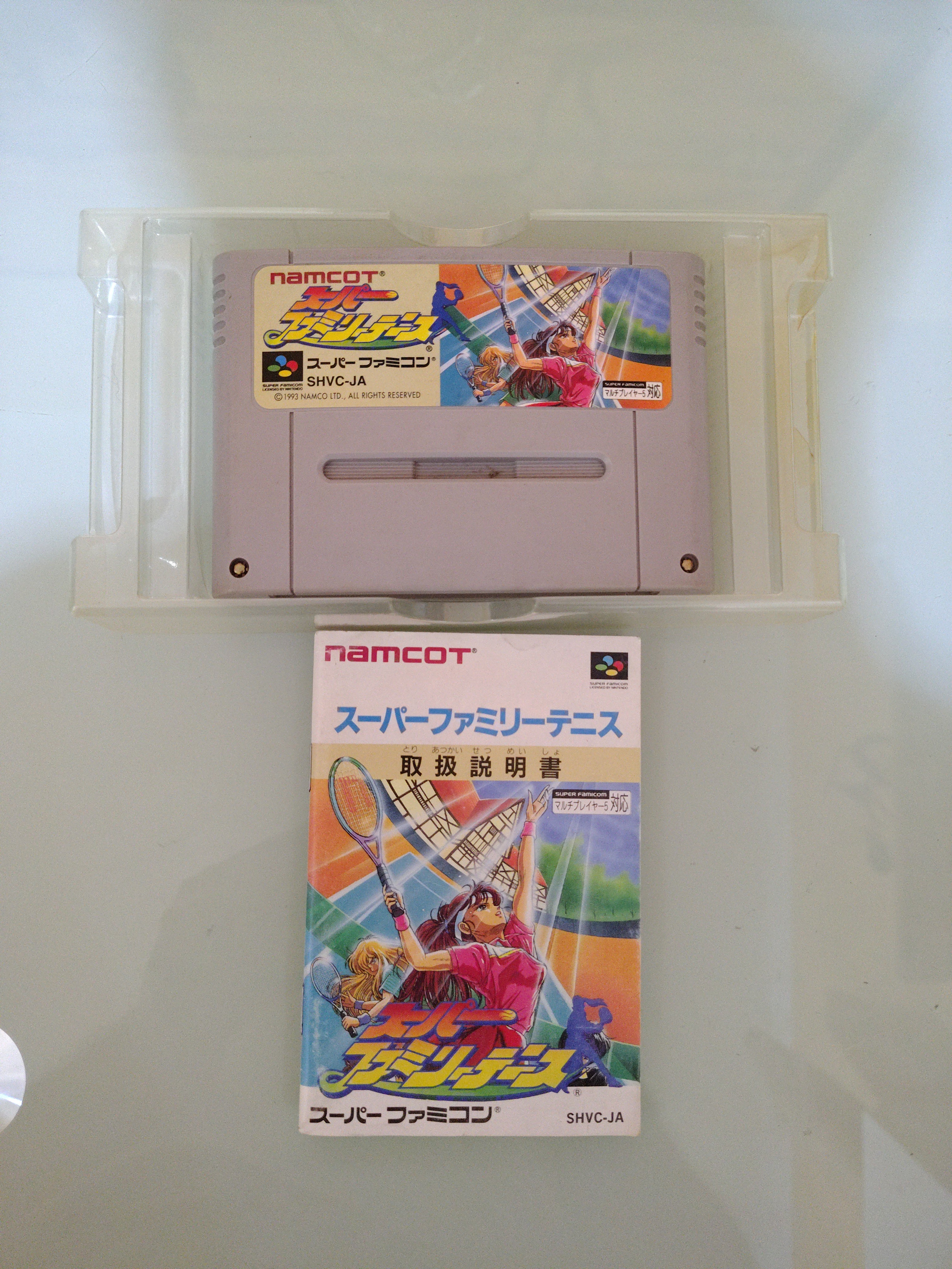 Super Family Tennis Super Famicom SFC Original Super Nes Nintendo Japan