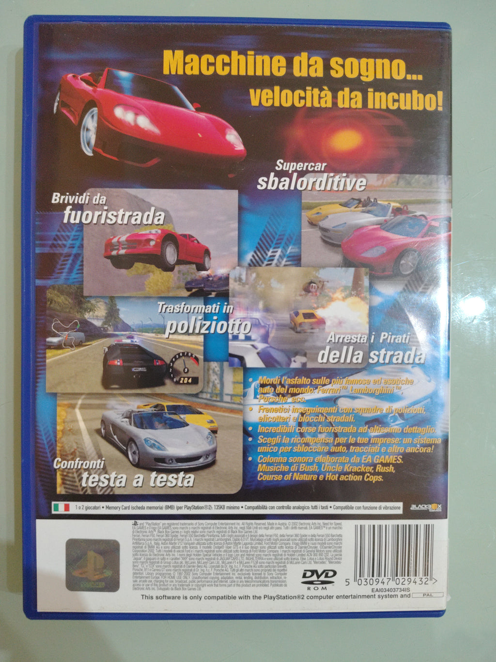 Need For Speed Hot Pursuit PAL ita