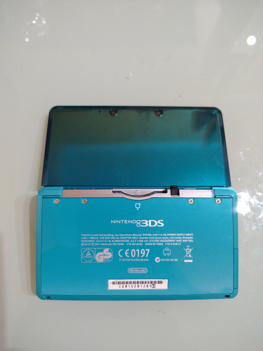 NINTENDO 3DS ACQUA BLU