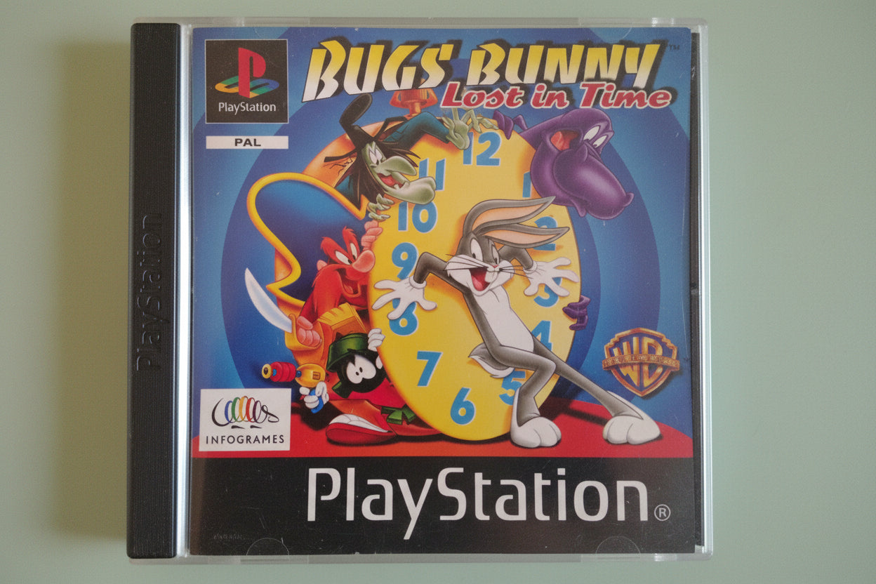 BUGS BUNNY LOST IN TIME LOONEY TUNES PLAYSTATION 1 PS1 PAL ITA ITALIANO COMPLETO