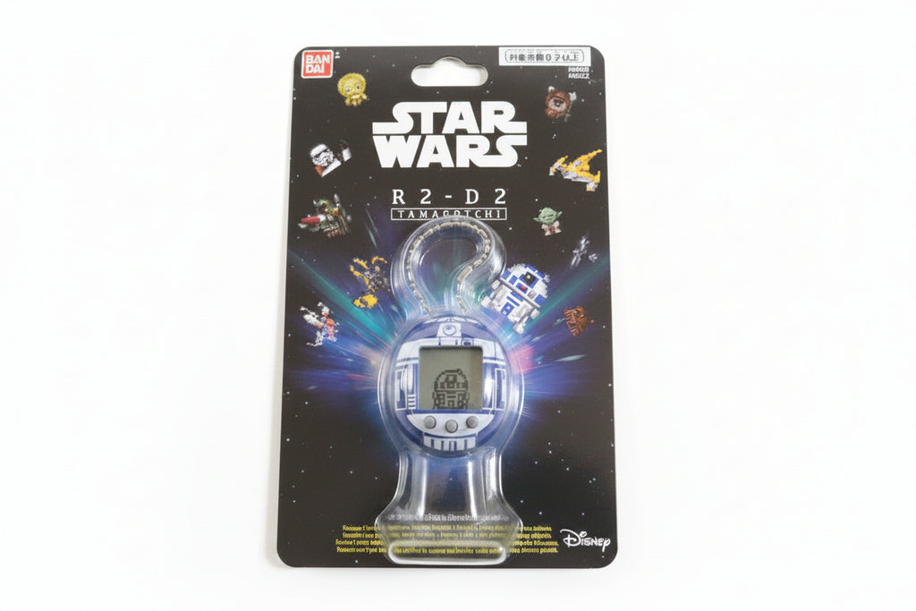 STAR WARS R2-D2 TAMAGOTCHI colore classico e ver. olografico Set BANDAI Giappone