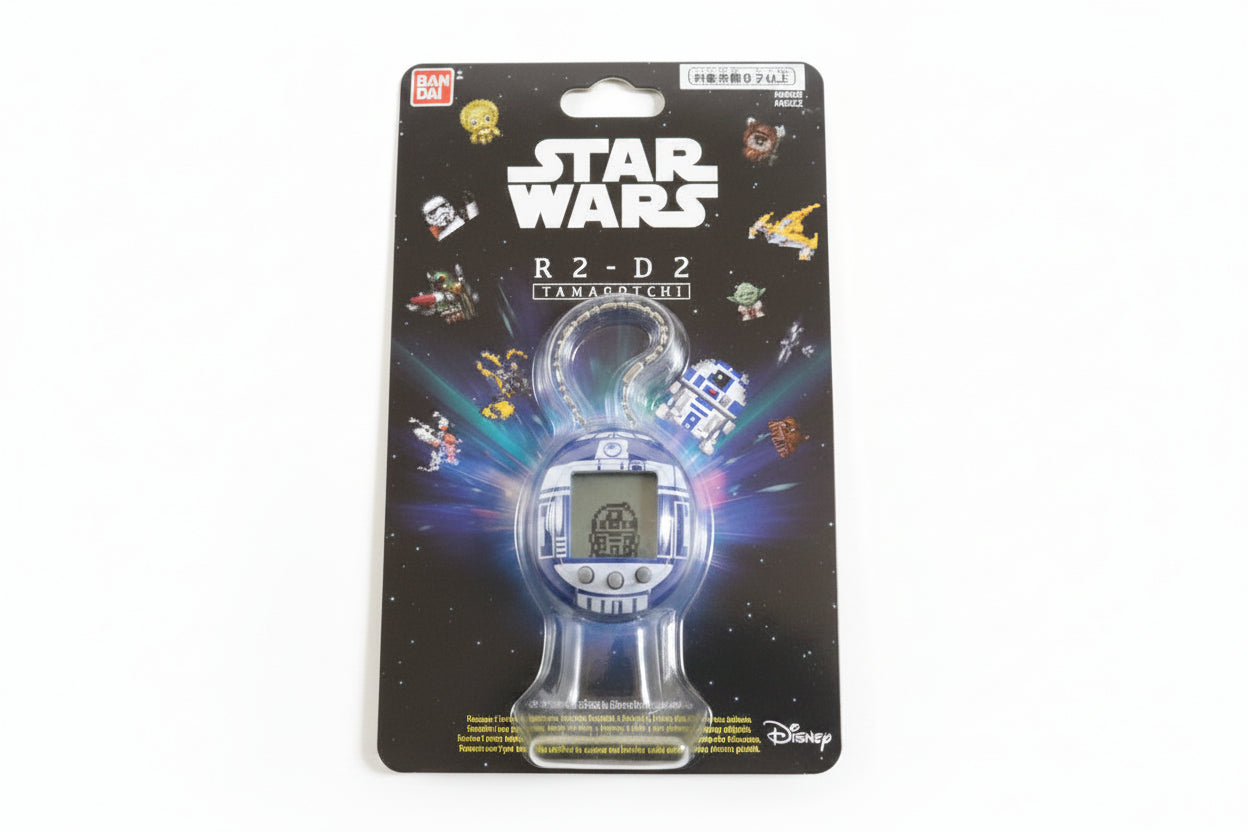 STAR WARS R2-D2 TAMAGOTCHI colore classico e ver. olografico Set BANDAI Giappone