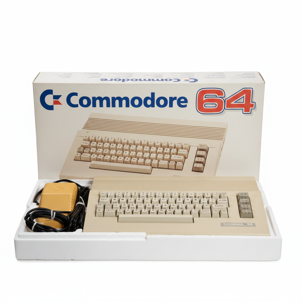 Commodore 64 Completo Boxato  Scatola + Polistiroli  Manuali Originali