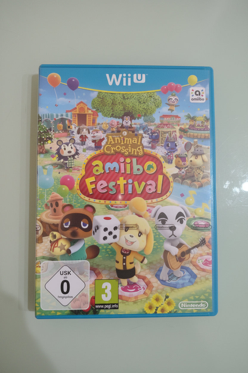 ANIMAL CROSSING AMIIBO FESTIVAL WII-U NUOVO SIGILLATO Videogioco Videogame seal