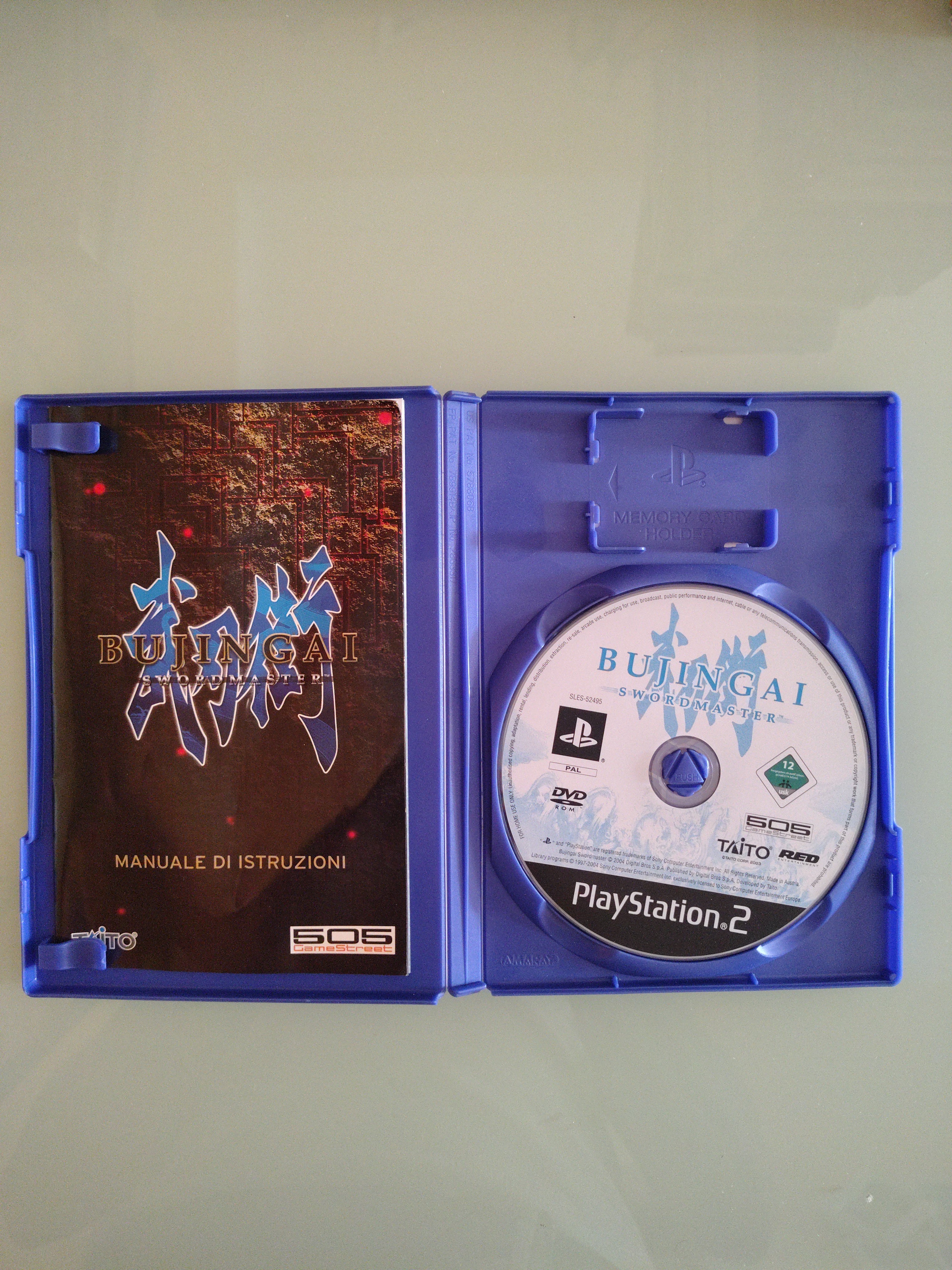BUJINGAI SWORDMASTER Sony Playstation 2  PAL ITA