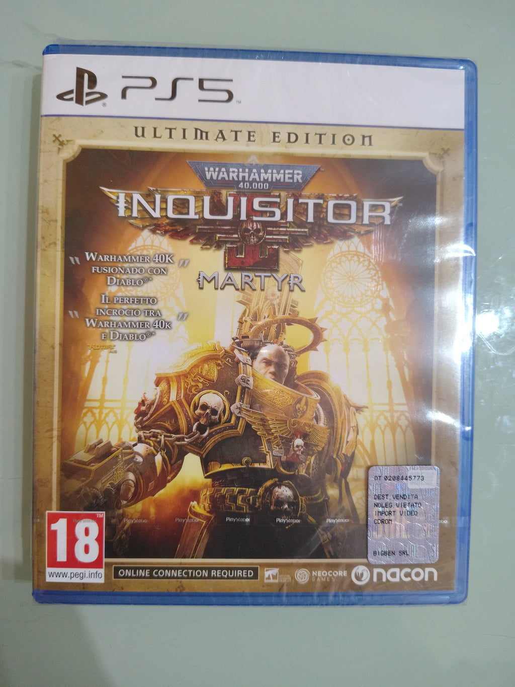 Warhammer 40000 Inquisitor: Martyr Ultimate Edition  RPG Hack 'n Slash EU Con Italiano