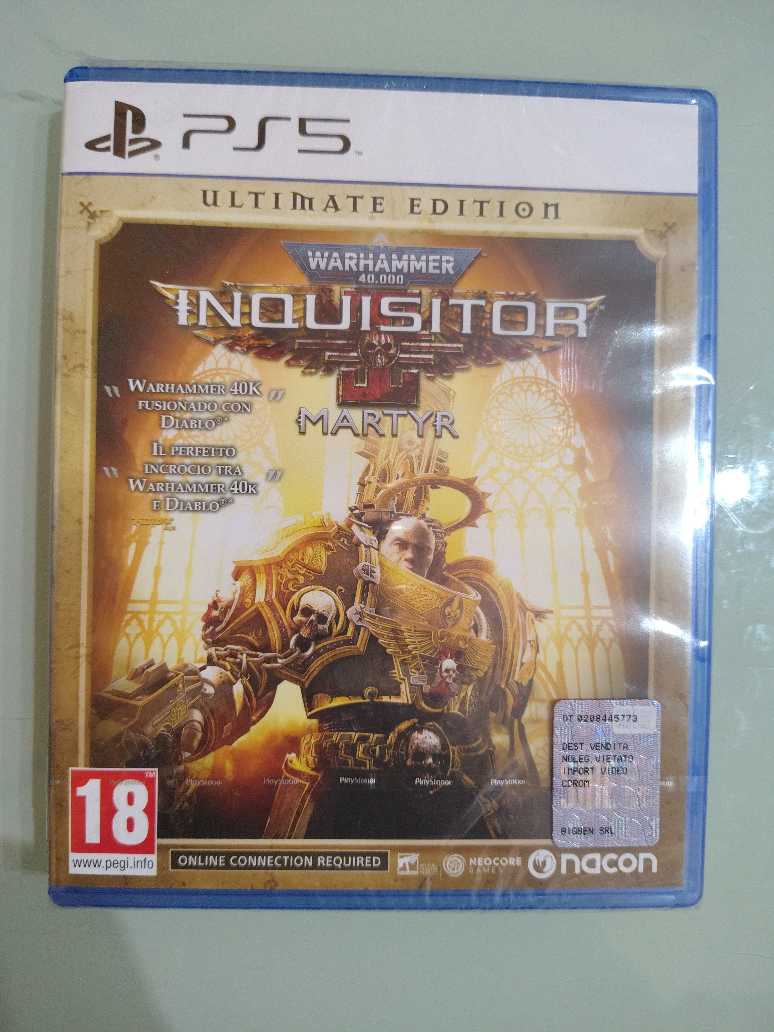 Warhammer 40000 Inquisitor: Martyr Ultimate Edition  RPG Hack 'n Slash EU Con Italiano