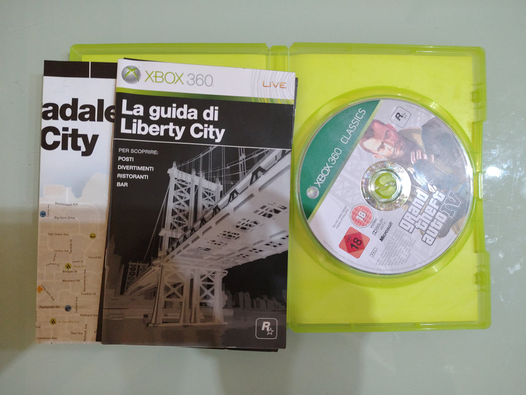 # GRAND THEFT AUTO IV ,XBOX 360 CLASSICS USATO ( offerta )