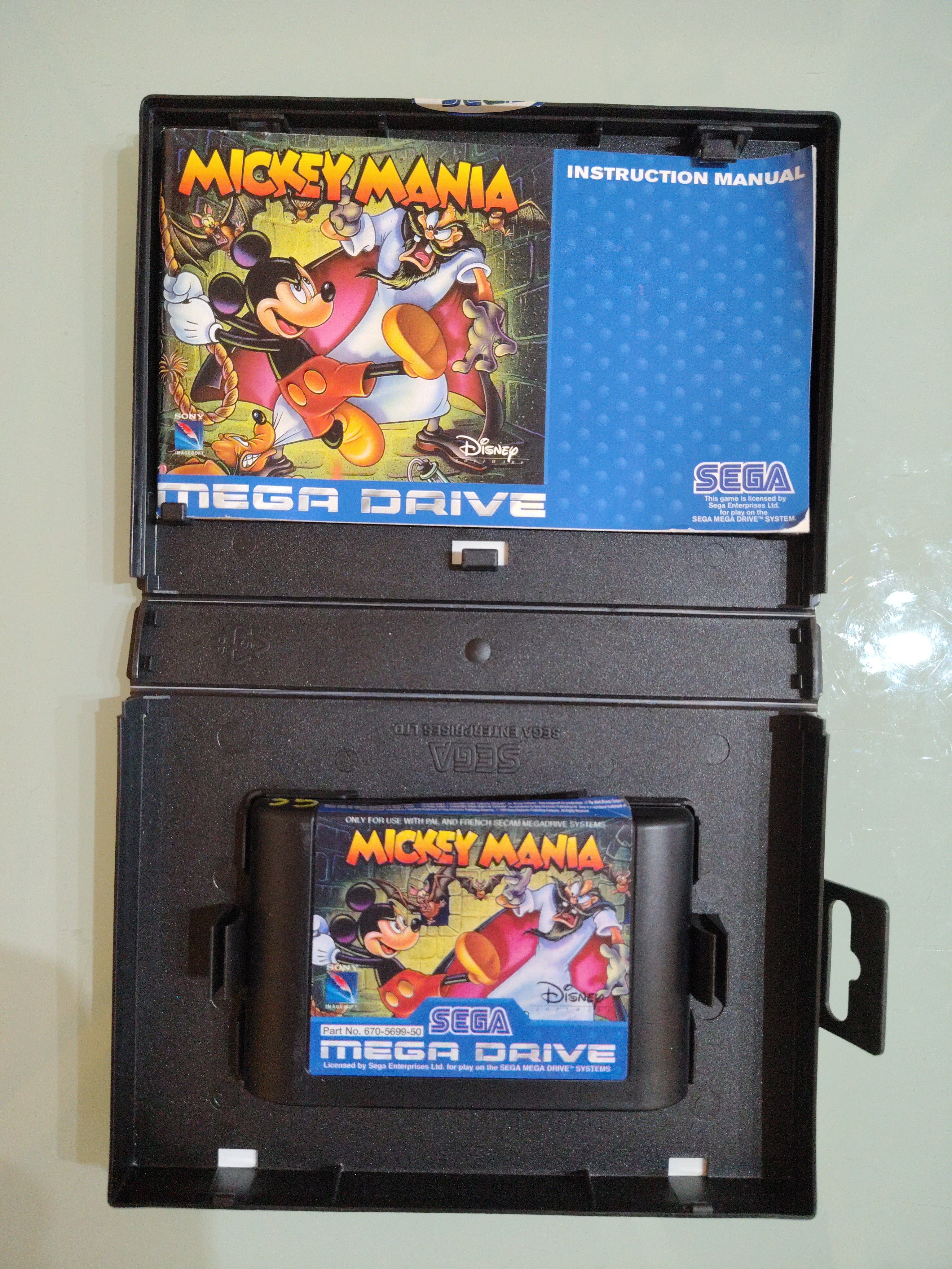 SEGA Mega Drive Mickey Mania Disney Game 1 Player PAL