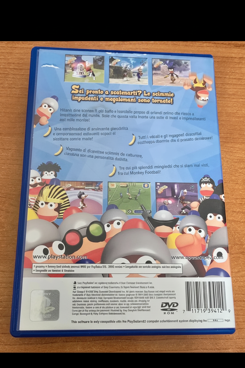 APE ESCAPE SONY PS2 PLAYSTATION 2 PAL ITA 🇮🇹 PARI AL NUOVO