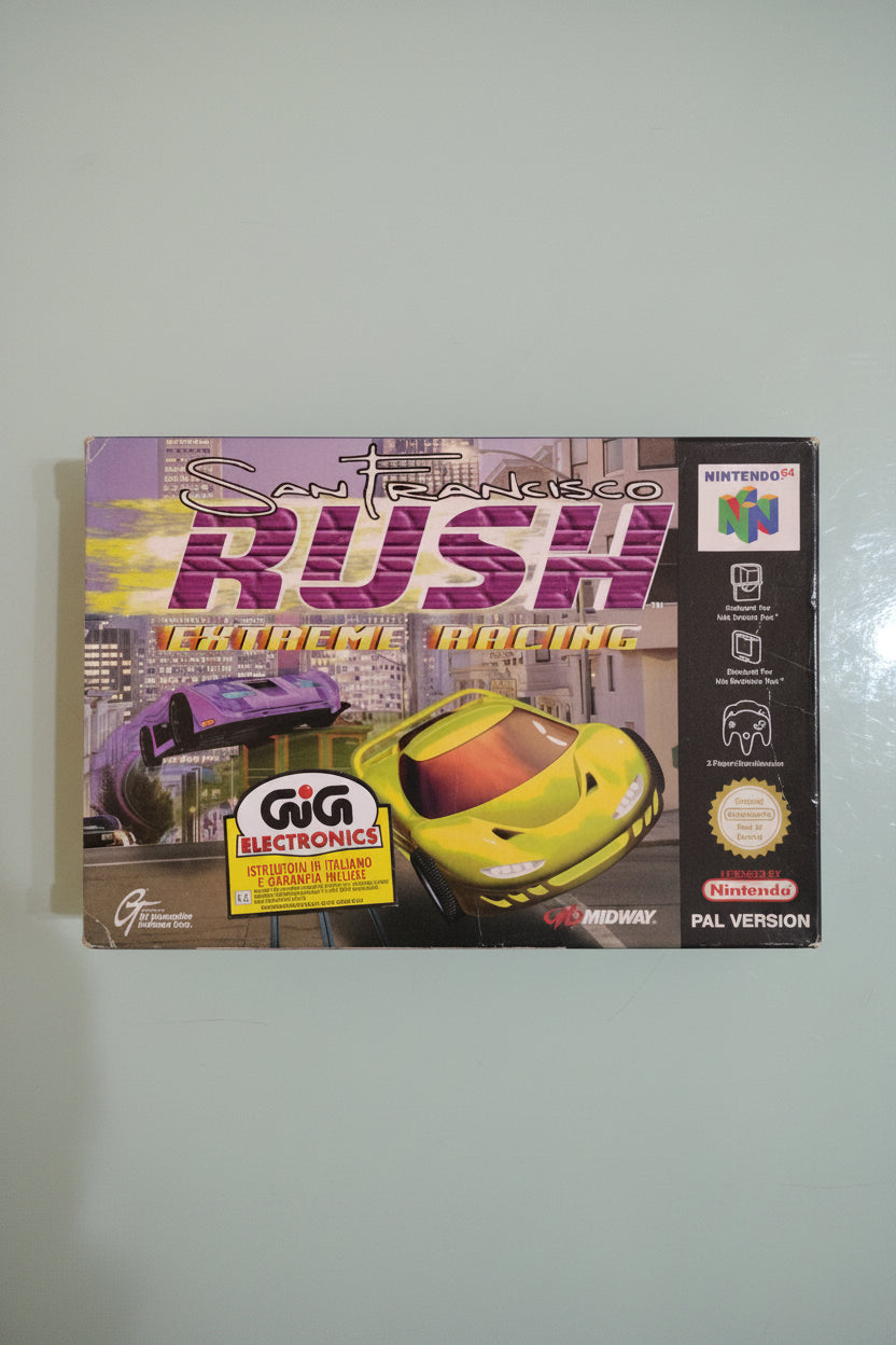 SAN FRANCISCO RUSH EXTREME RACING MIDWAY GIOCO N64