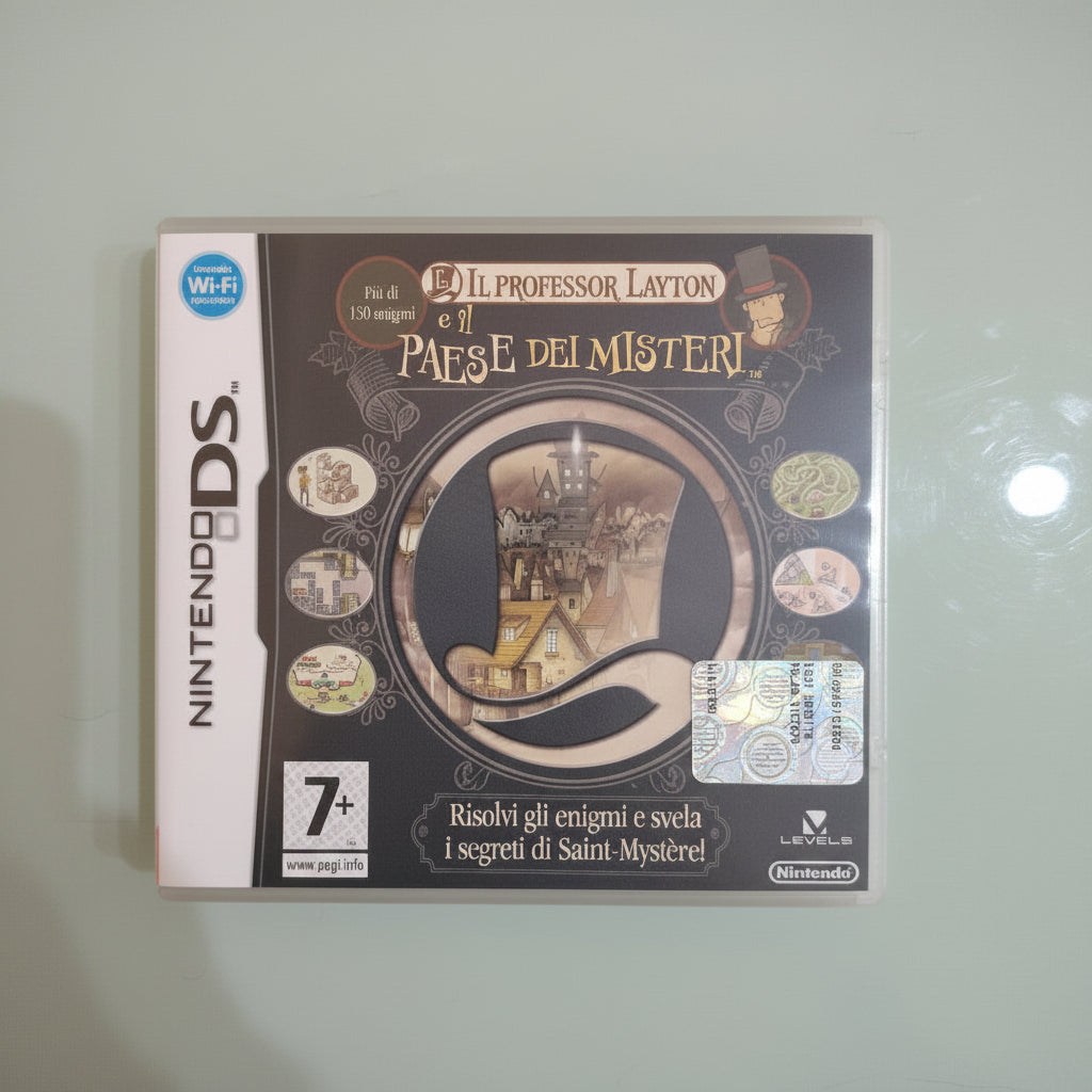 IL PROFESSOR LAYTON E IL PAESE DEI MISTERI NINTENDO DS 2DS 3DS ITA
