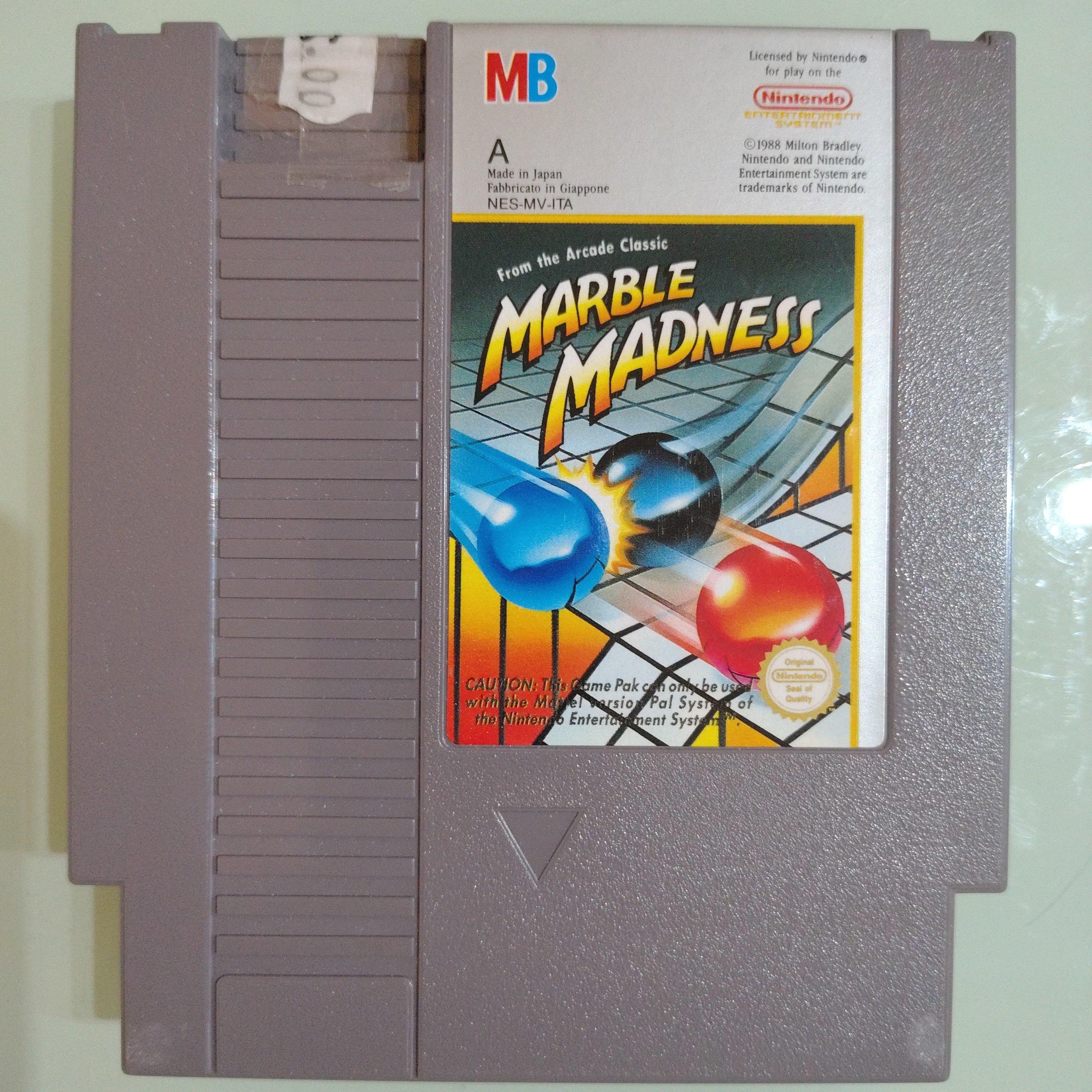 GIOCO NINTENDO NES - MARBLE MADNESS - PAL a