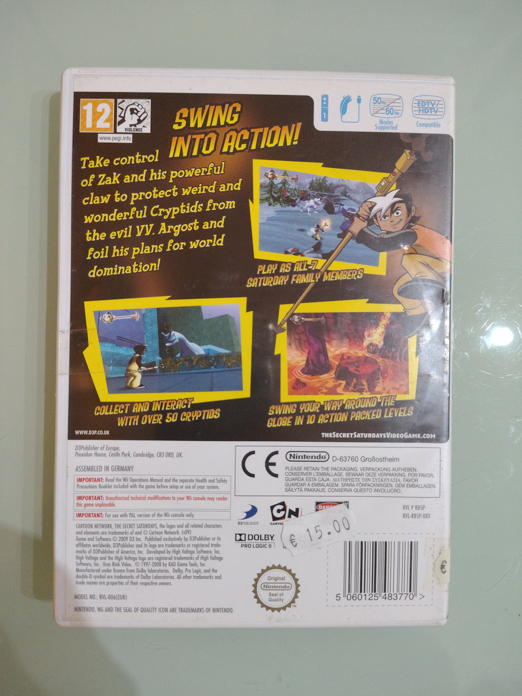 Videogioco Nintendo Secret Saturdays Beasts Of The 5th Sun Completo Testato