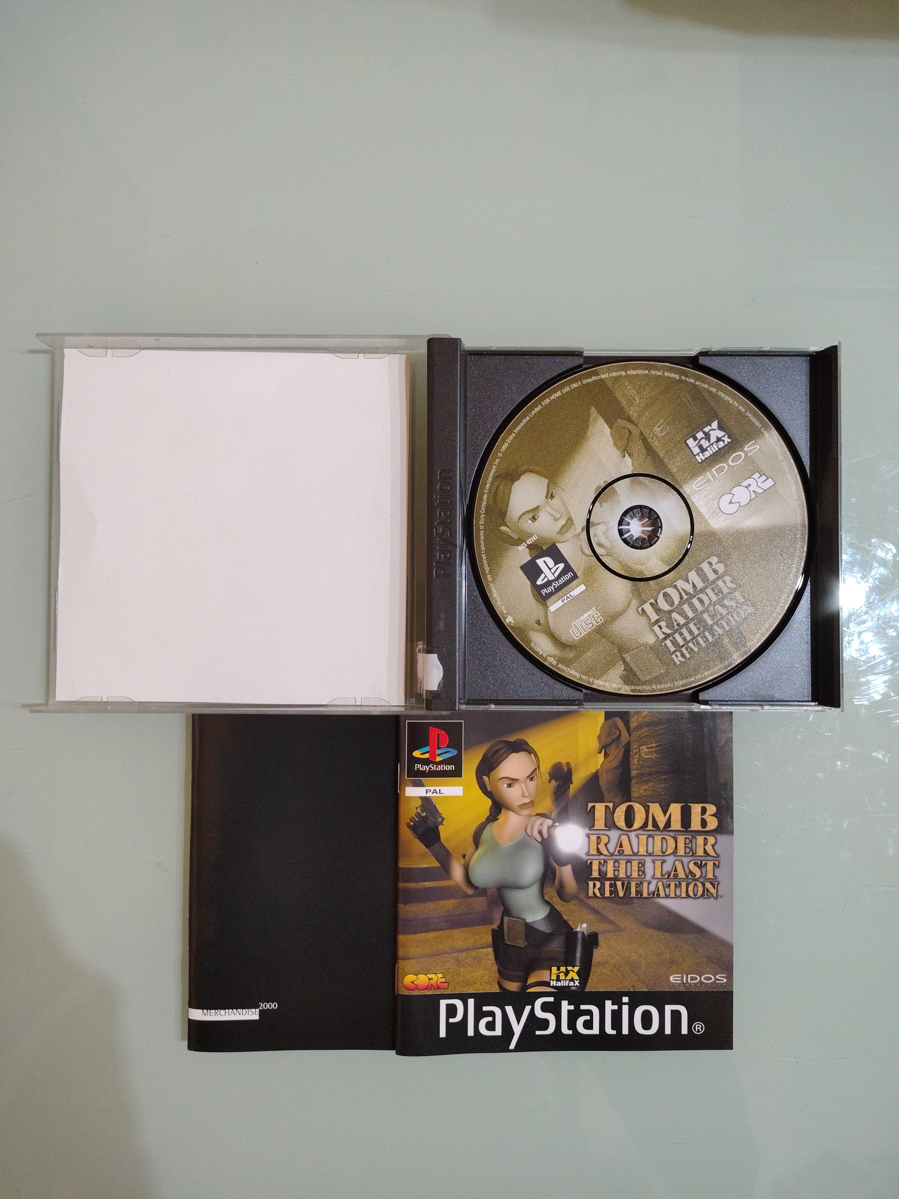TOMB RAIDER - THE LAST RIVELATION  GIOCO  PLAY STATION 1  ITALIANO PARI AL NUOVO