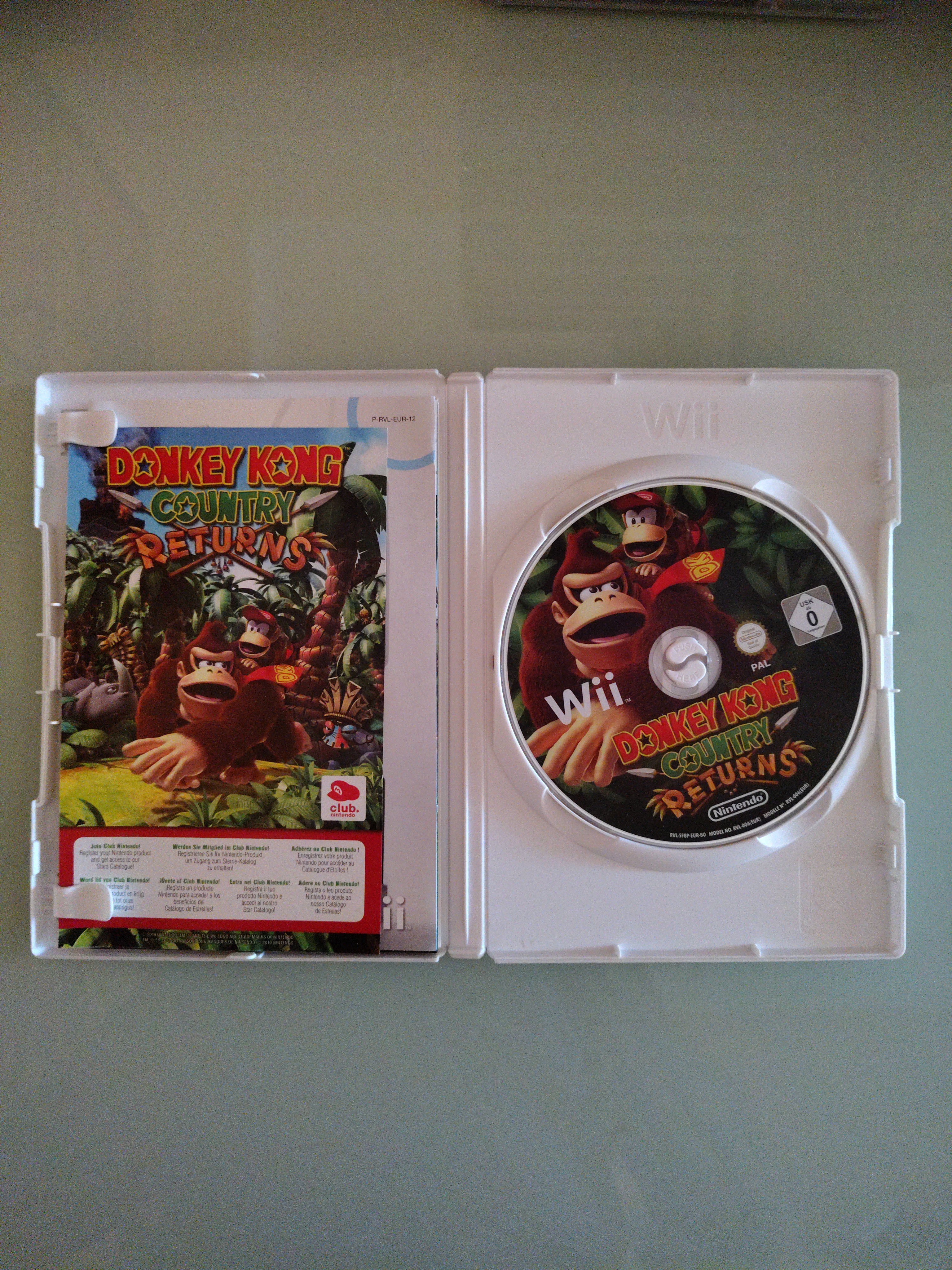 DONKEY KONG COUNTRY RETURNS NINTENDO WII PAL