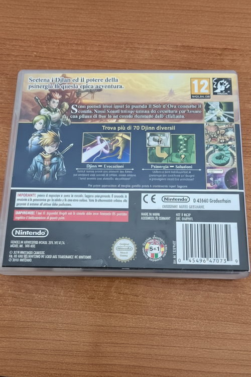 *GOLDEN SUN L'ALBA OSCURA  - GIOCO NINTENDO DS PAL ITA COMPLETO DI MAPPA raro