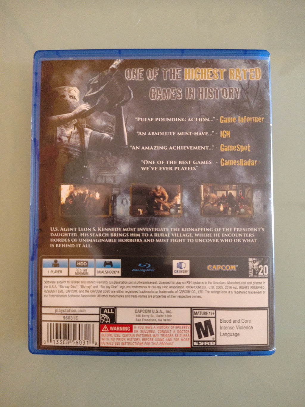 Resident Evil 4 Sony Playstation 4