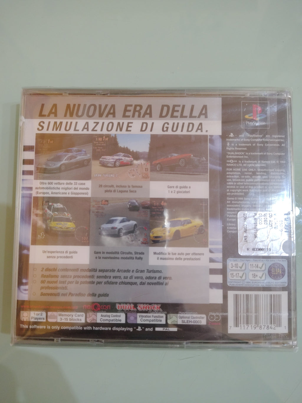 GRAN TURISMO 2 PAL ITA NUOVO SIGILLATO