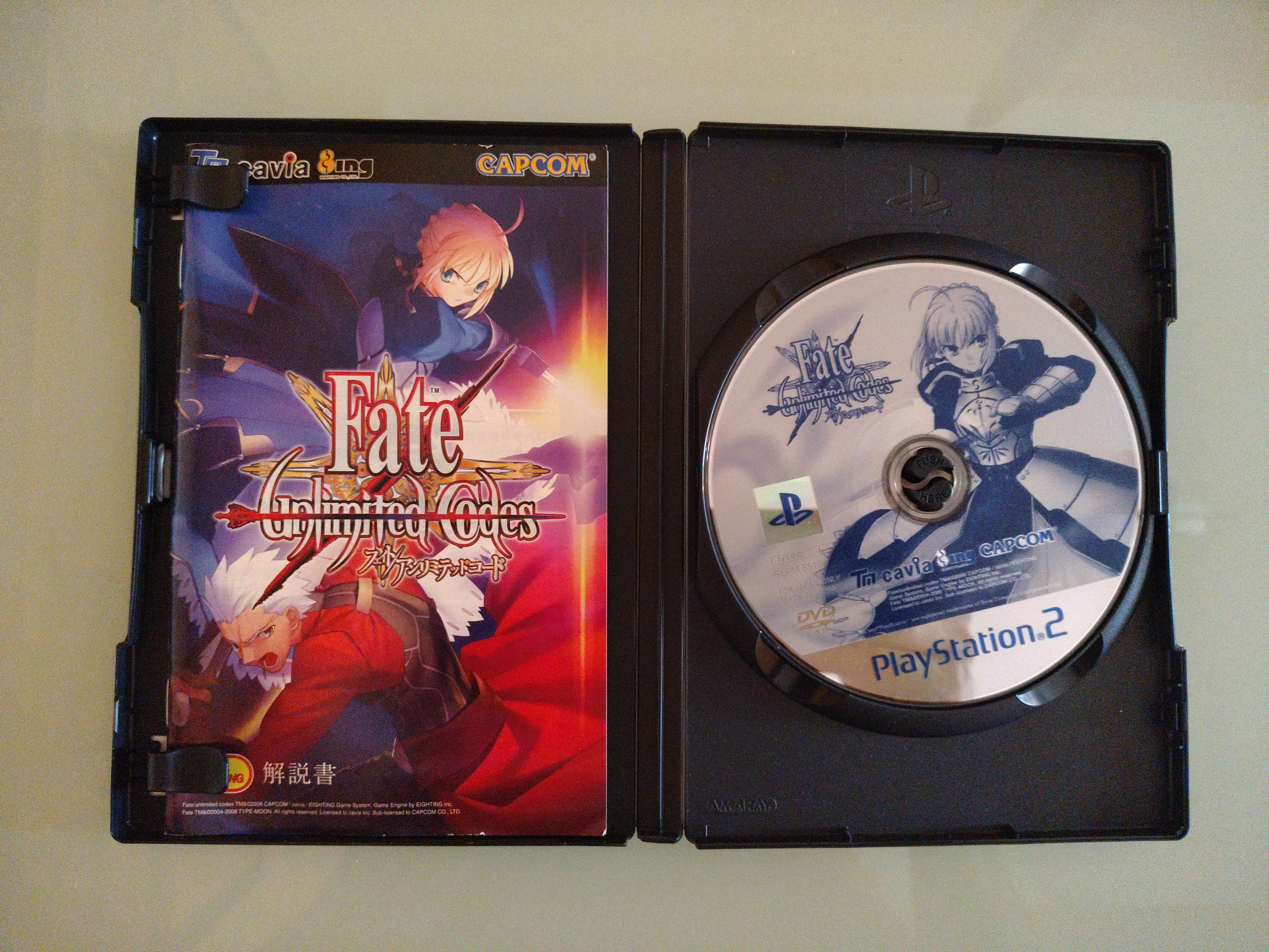 Fate Unlimited Codes  Capcom Sony Playstation 2 dal Giappone jp